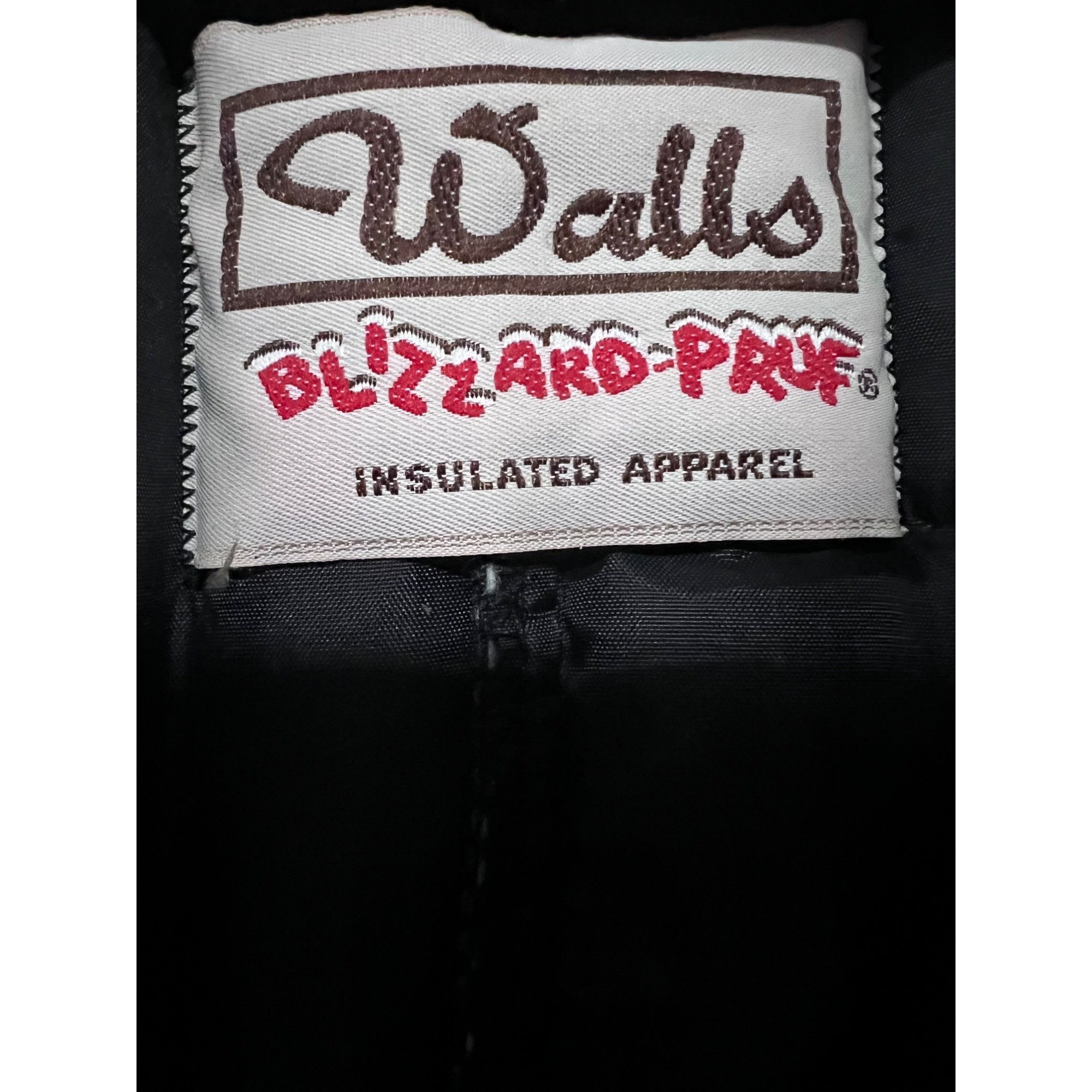 Vintage Walls Blizzard Pruf Womens Black Insulated Quilted Belted Zi Size 38" / US 16 / IT 52 - 11 Thumbnail