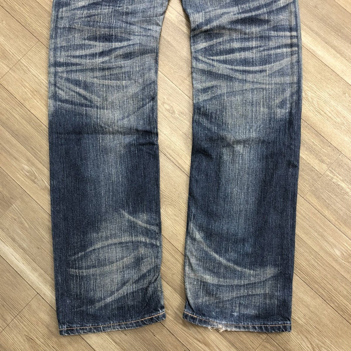 Edwin × If Six Was Nine × Japanese Brand 2000s Edwin Exclusive Vintage Nice Design Faded Jeans Y2K Size US 28 / EU 44 - 12 Thumbnail