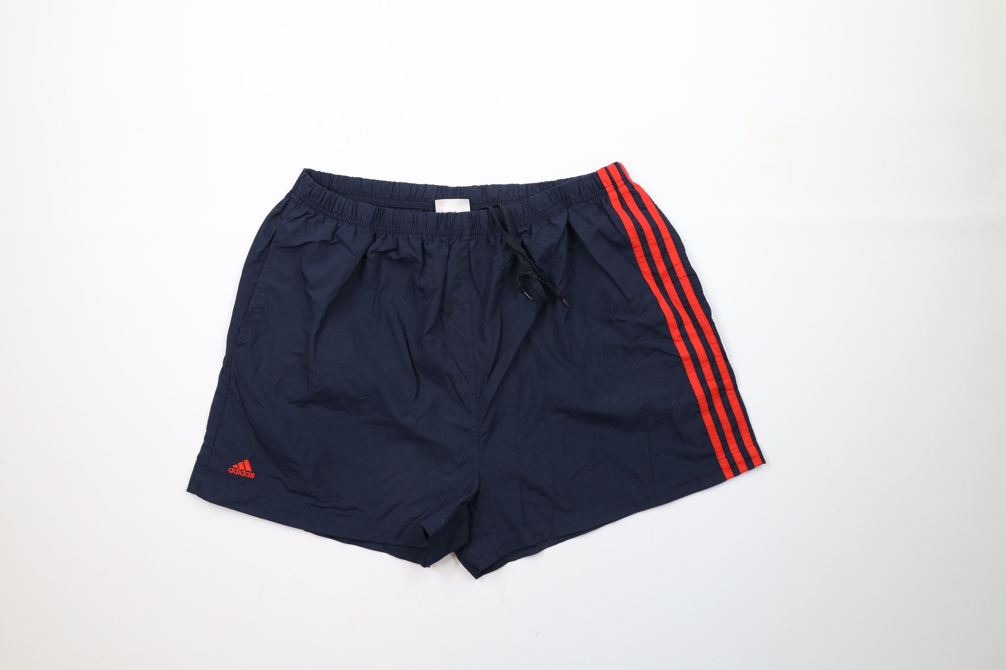 Adidas × Vintage Vintage 90s Adidas Running Jogging Soccer Shorts Blue Size US 36 / EU 52 - 1 Thumbnail