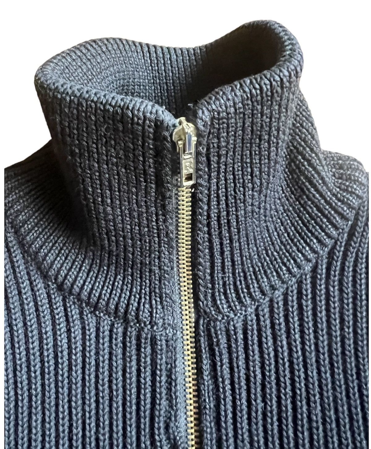 Maison Margiela 1990’s Dual Zip Heavy Knit Wool Polo Sweatshirt Size US S / EU 44-46 / 1 - 3 Thumbnail