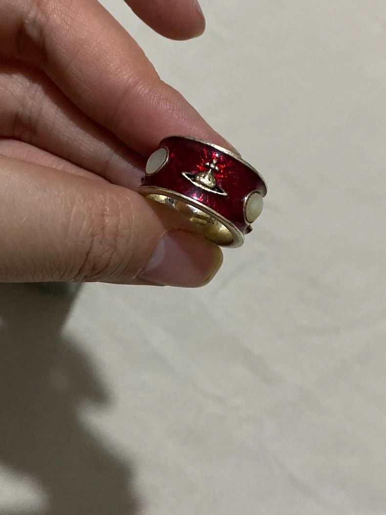 Vivienne Westwood Vivienne Westwood Red king ring Size ONE SIZE - 7 Thumbnail