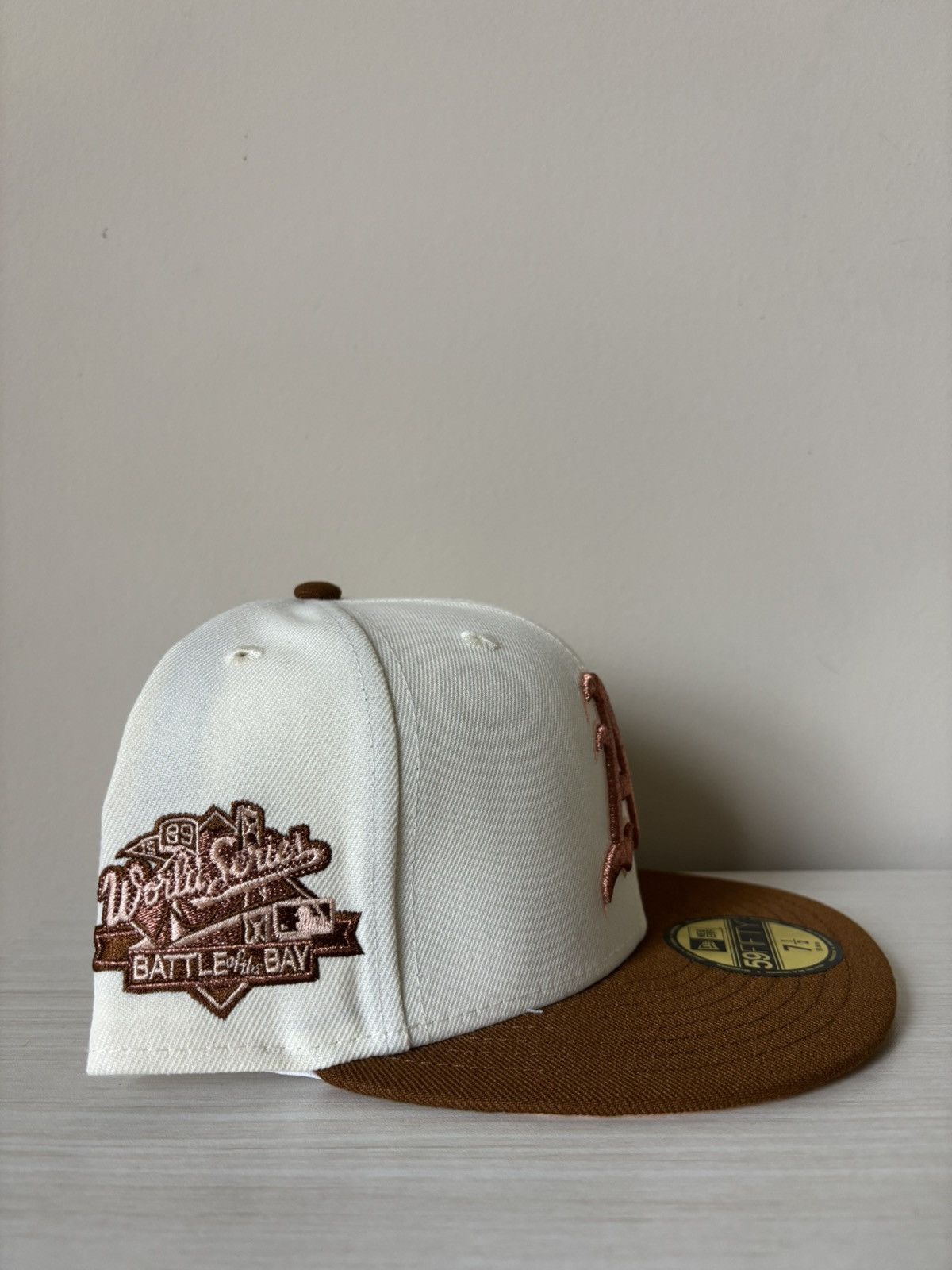 Topperz Oakland A’s Fitted Size 7 1/2 Topperz Size ONE SIZE - 2 Thumbnail