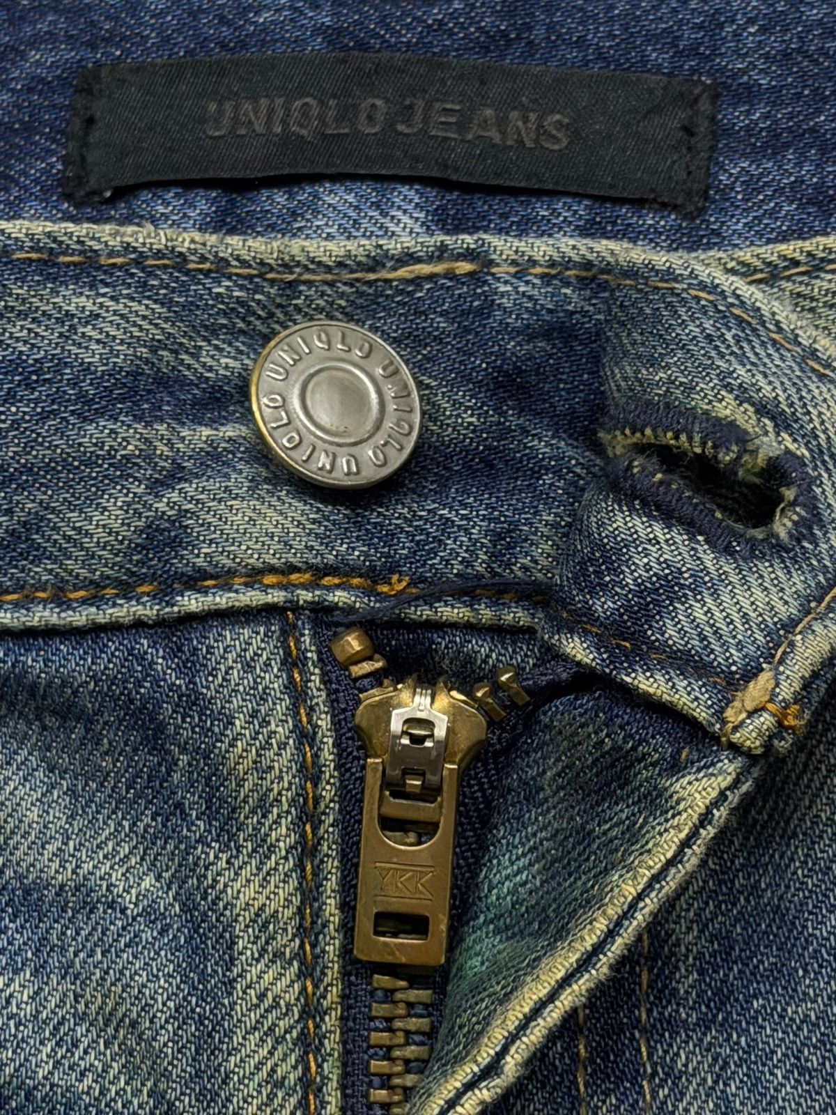 Uniqlo Vintage Uniqlo Japanese Denim Jeans | Loose Fit Straight W38 Size US 38 / EU 54 - 9 Thumbnail