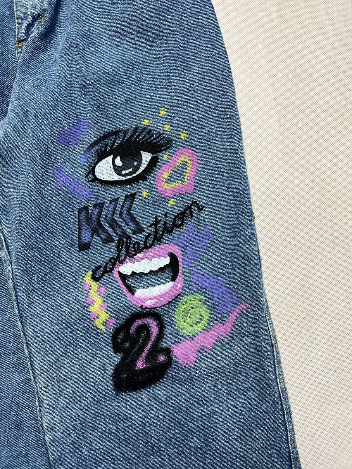 Japanese Brand × Vintage Unique Pants Jeans Vintage 90’s New With Tags Size US 30 / EU 46 - 2 Thumbnail