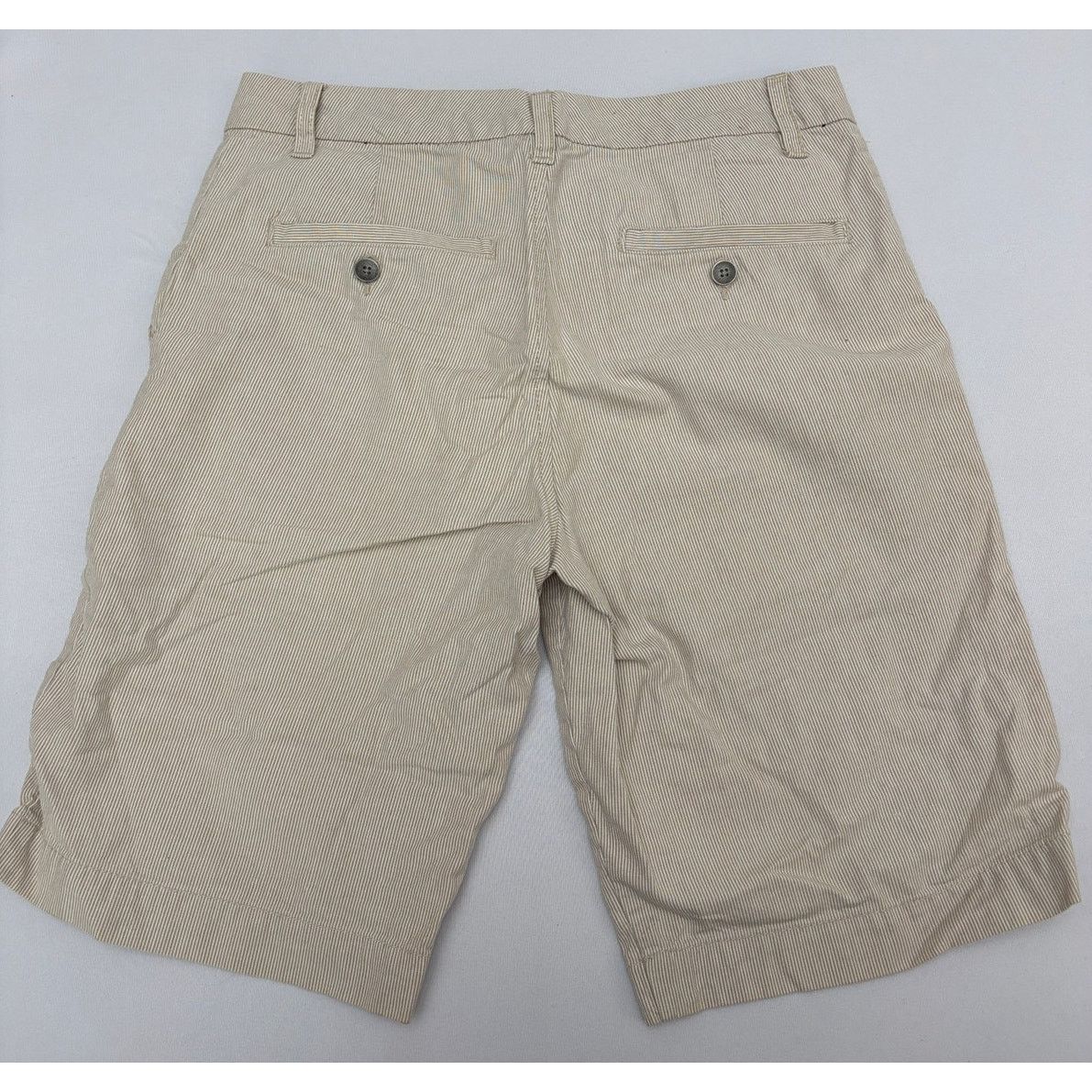 Kenneth Cole KENNETH COLE Men's Size 28 Pinstripe Flat Front 10" Shorts Size US 28 / EU 44 - 2 Thumbnail