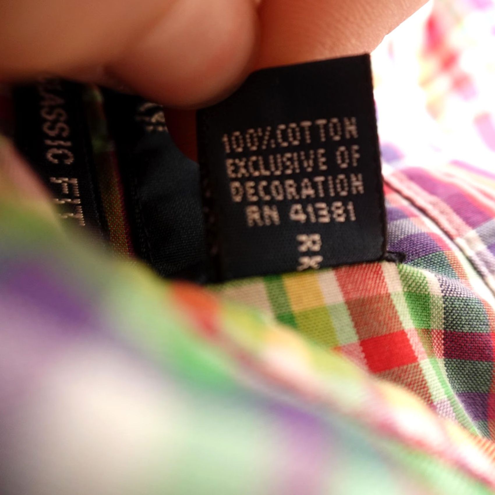 Ralph Lauren VINTAGE Ralph Lauren Shirt Big 2X Plaid Short Sleeve Button Up Mens Cotton Madras Pony Button-Down 2XB Complete Set Size US XXL / EU 58 / 5 - 6 Thumbnail