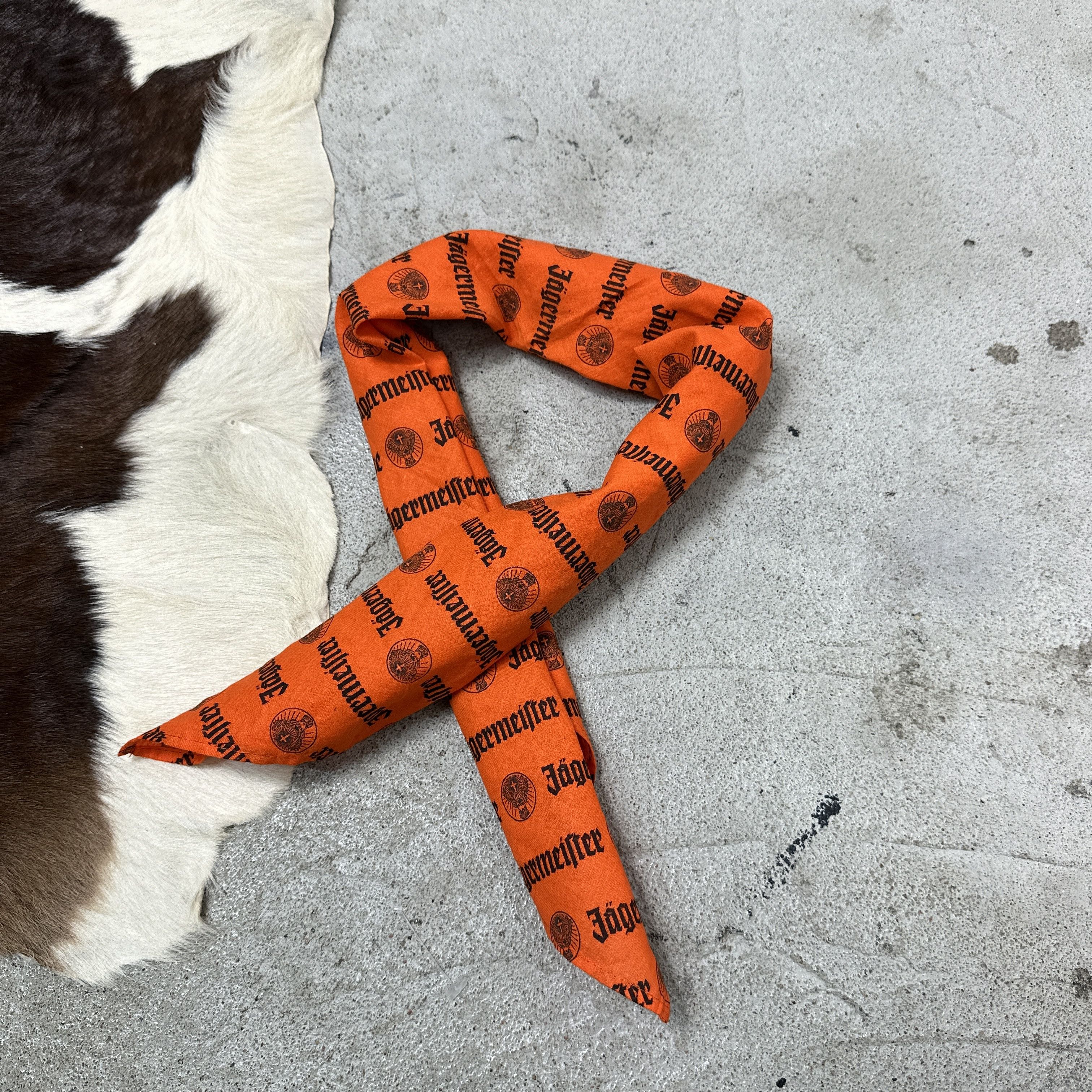 Jagermeister Vintage Printed Streetwear Jagermeister Scarf 00s Size ONE SIZE - 3 Thumbnail