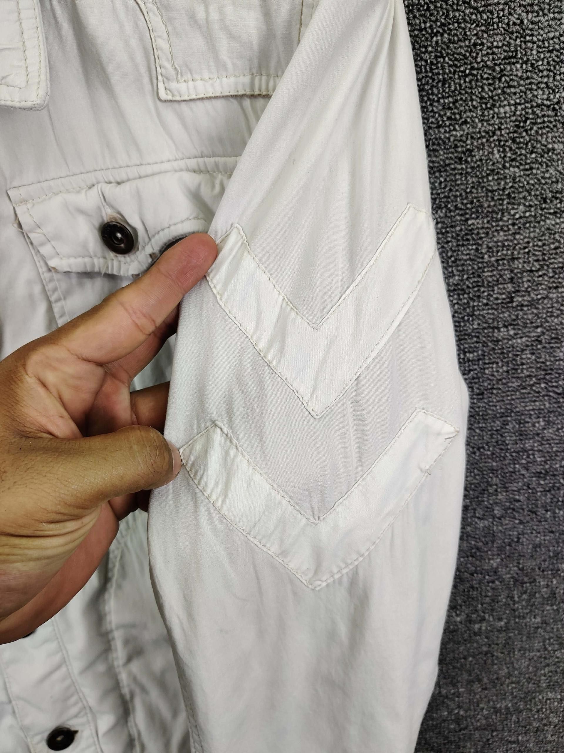 G-Star Vintage G-Star Raw White Denim Jacket Size US L / EU 52-54 / 3 - 6 Thumbnail