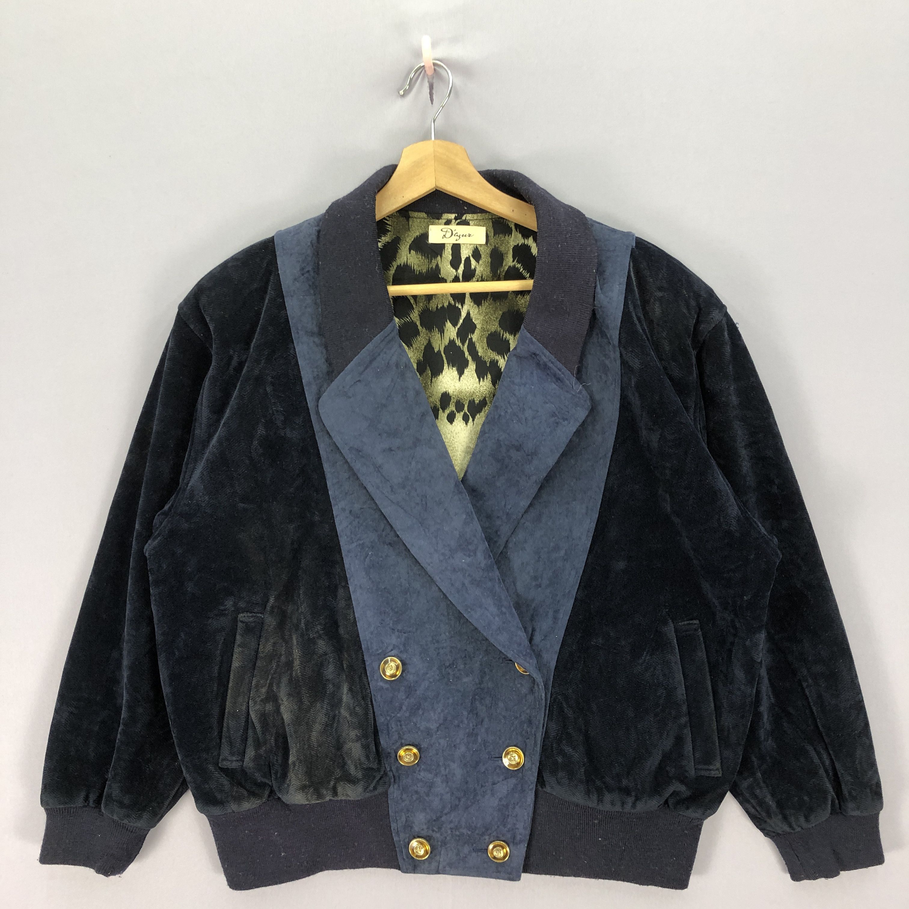 If Six Was Nine × Japanese Brand × Vintage Vintage Dazur Japanese Cardigan Jackets Cheetah Print Size US L / EU 52-54 / 3 - 3 Thumbnail