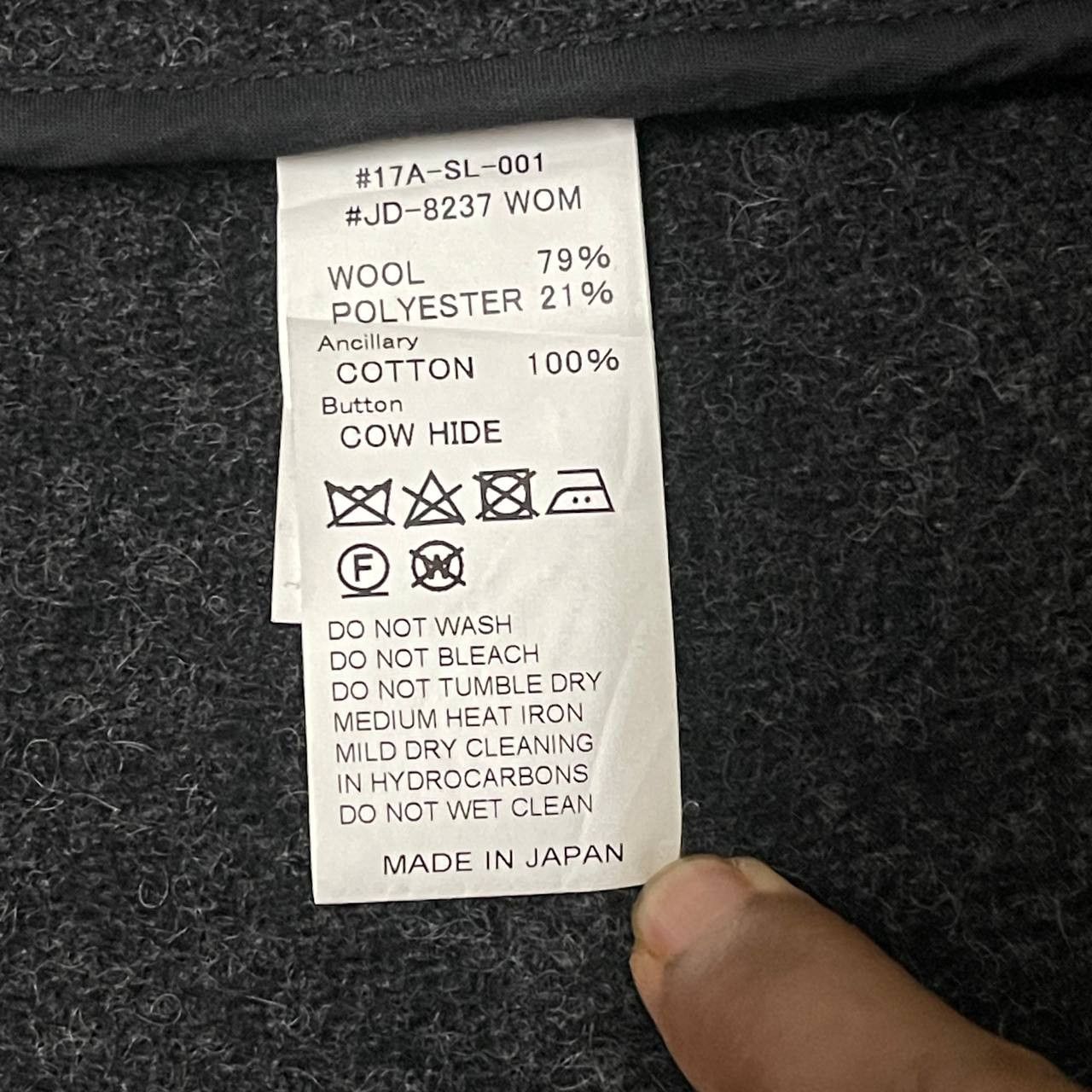 Danton Vintage Danton de Travail Wool Coat Size US M / EU 48-50 / 2 - 8 Thumbnail
