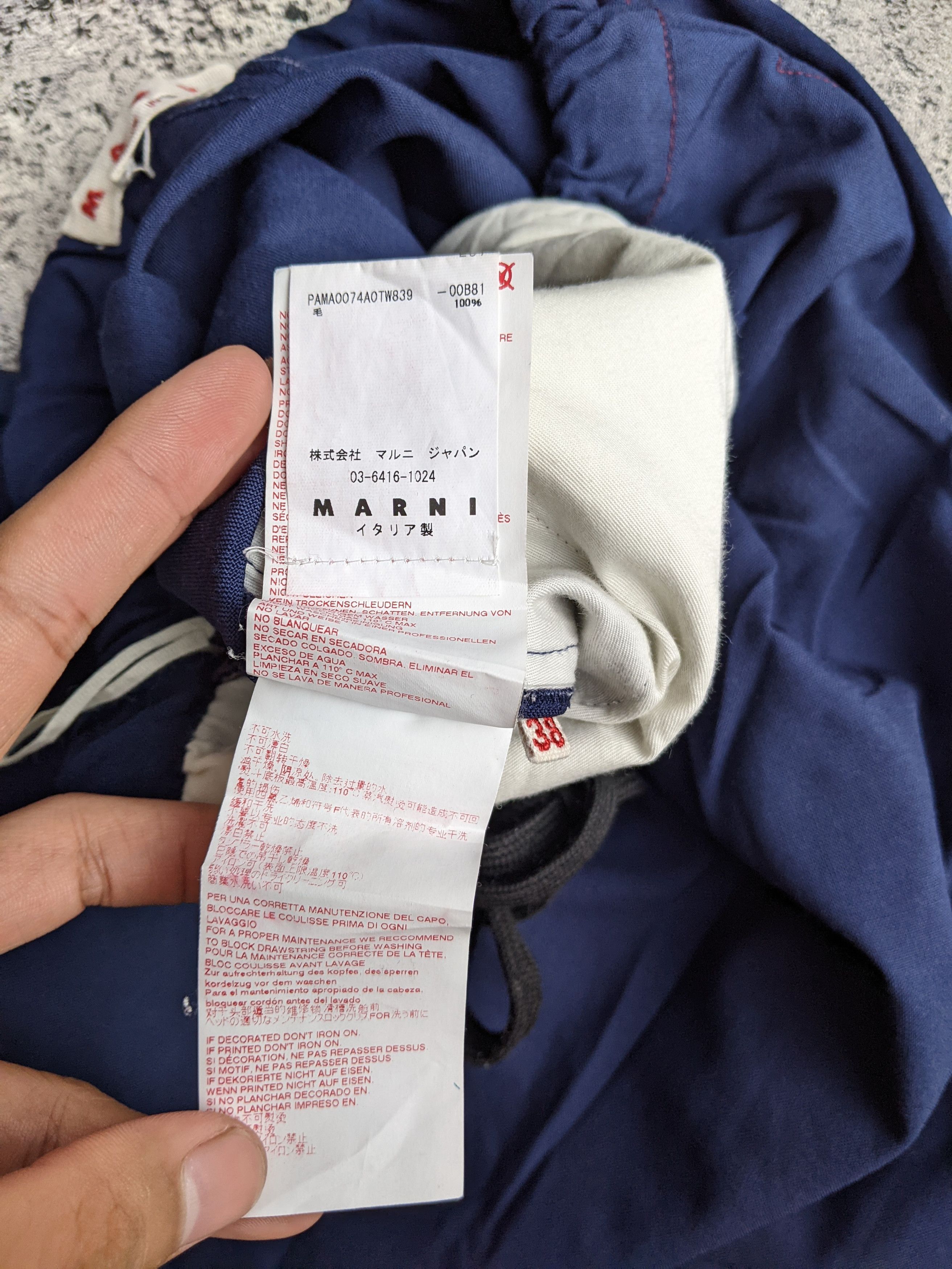 Marni Wide Leg Pants Size 26" / US 2 / IT 38 - 7 Thumbnail