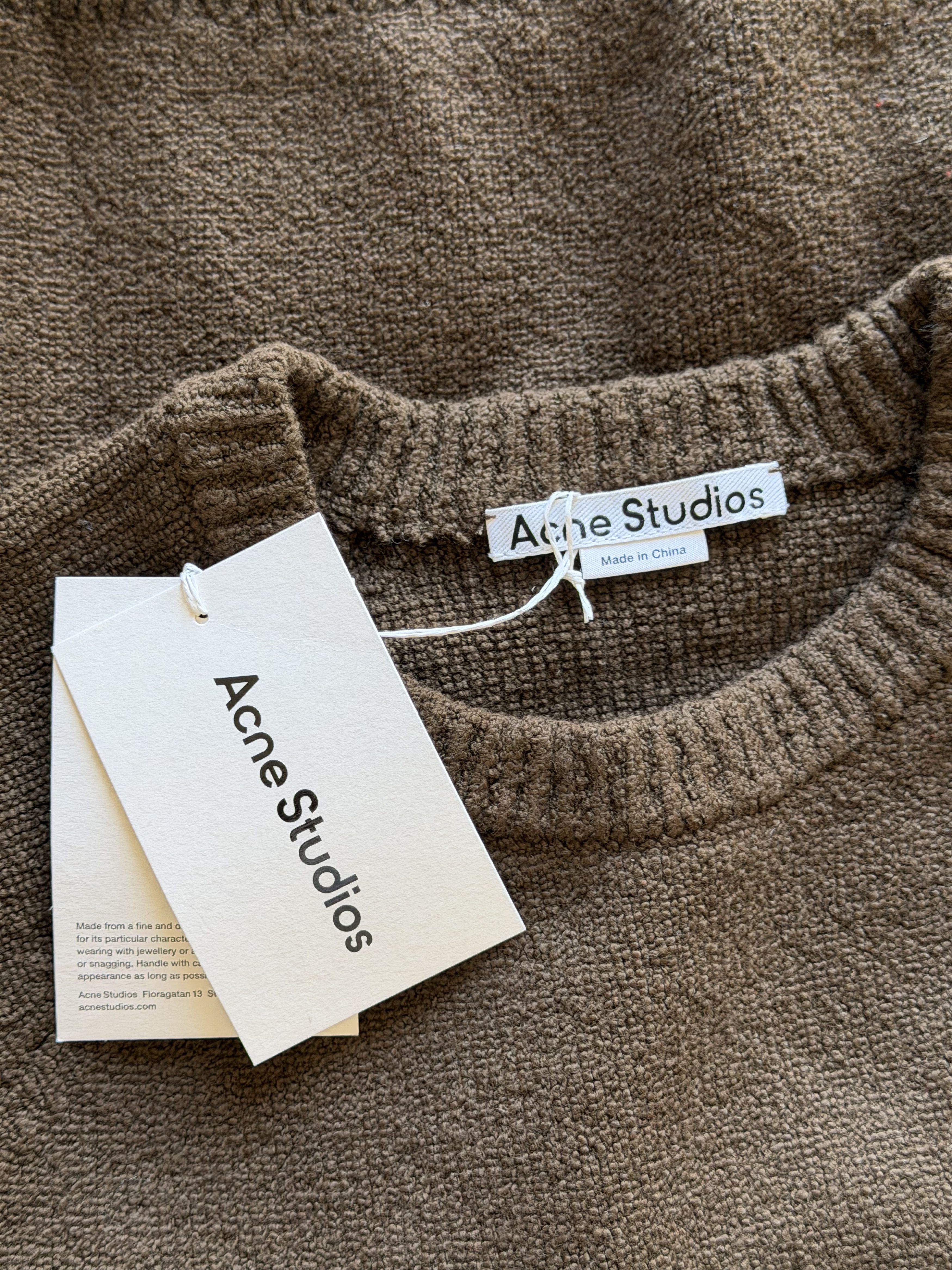 Acne Studios Acne Studios Kangaroo Pocket Sweater in Brown Size US XL / EU 56 / 4 - 6 Thumbnail
