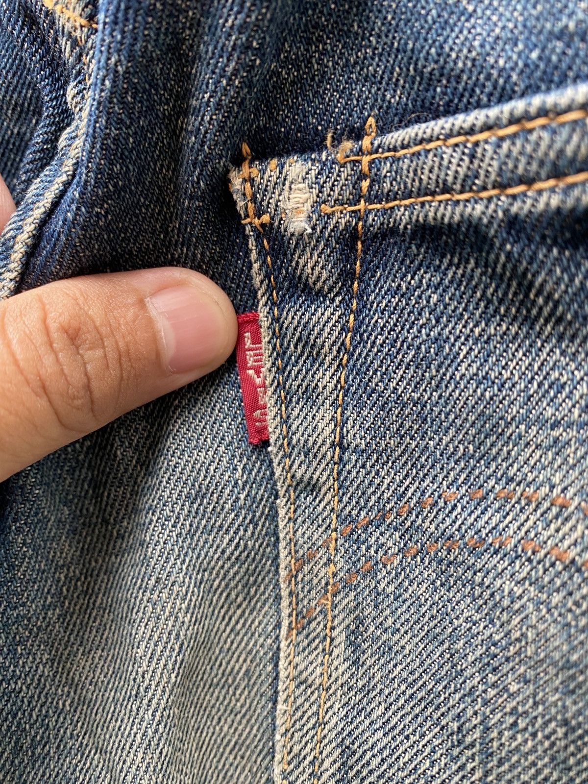 Levi's × Levi's Vintage Clothing × Vintage W31x32 Vintage LVC levi's 501 big E redline distressed Size US 31 - 9 Thumbnail