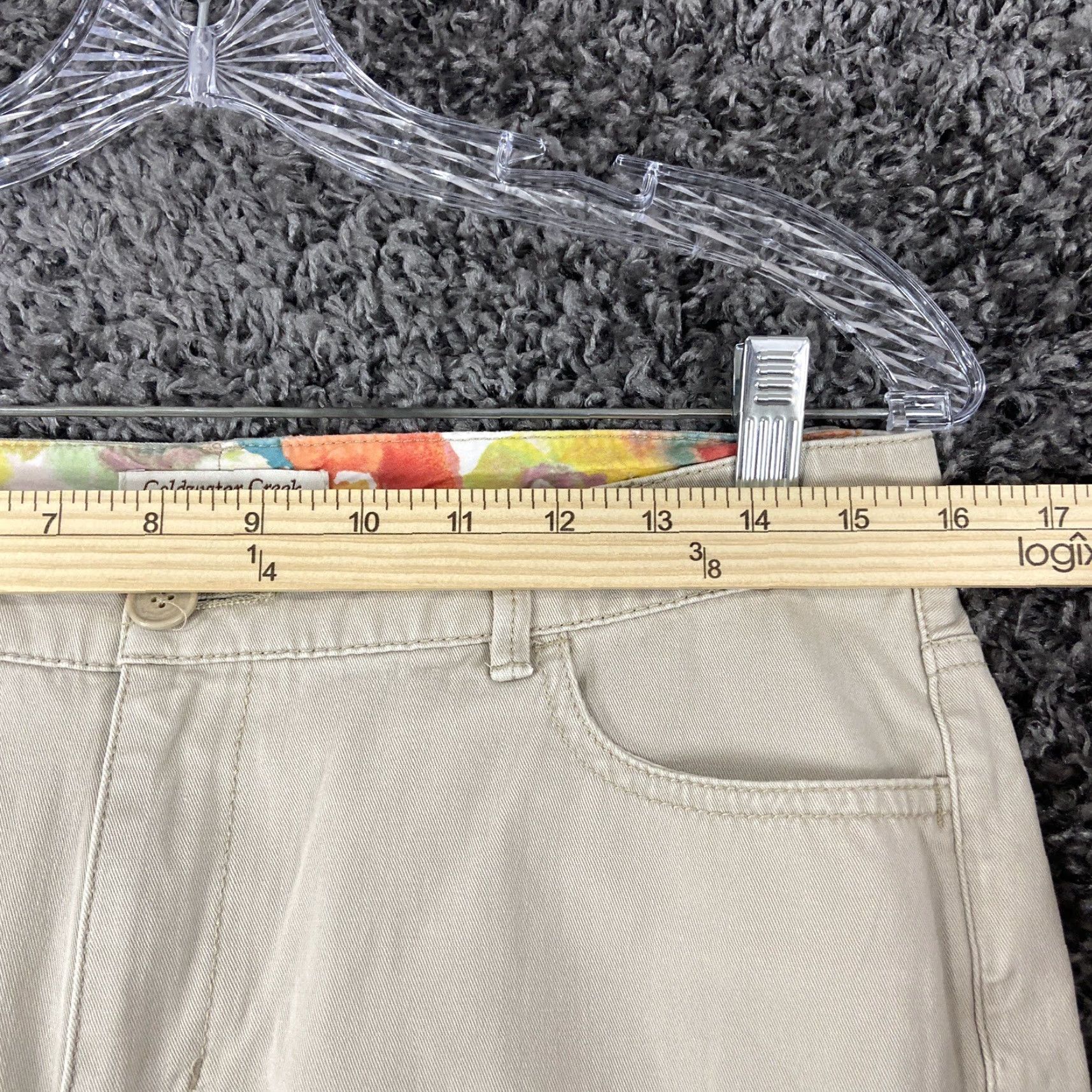 Coldwater Creek Coldwater Creek Pants Women 8 Beige Cropped Nature Womens Size 30" / US 8 / IT 44 - 7 Thumbnail