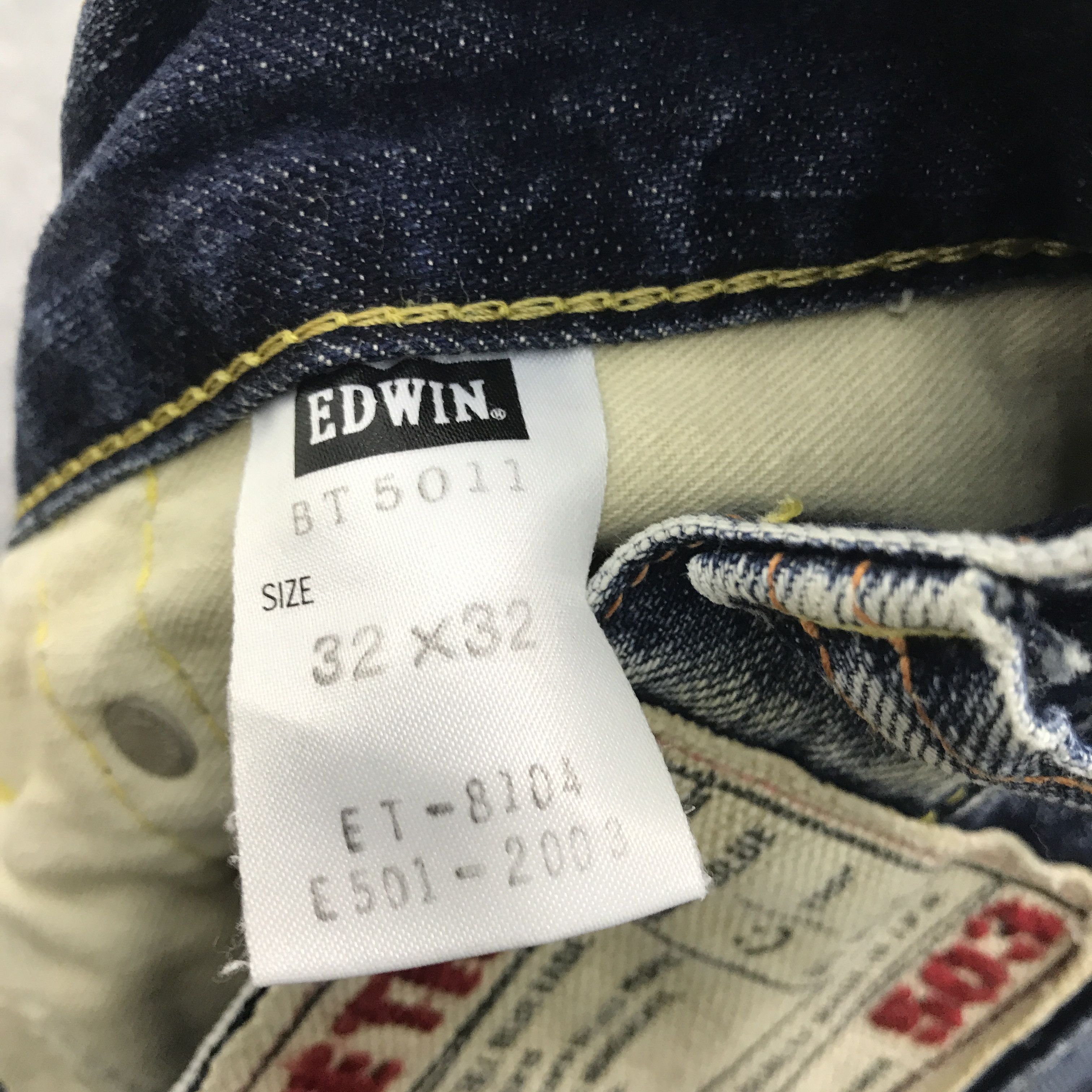 Edwin × Japanese Brand Rare edwin blue trip 503 distressed denim Jeans Size US 32 / EU 48 - 13 Thumbnail