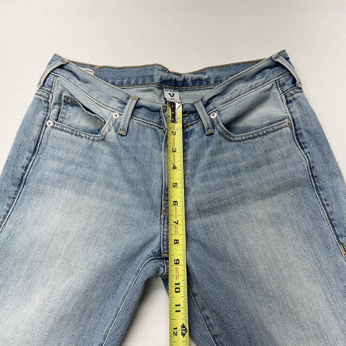 True Religion True Religion Jeans Blue Cameron Slim Boyfriend Grommet Size 27" / US 4 / IT 40 - 23 Thumbnail