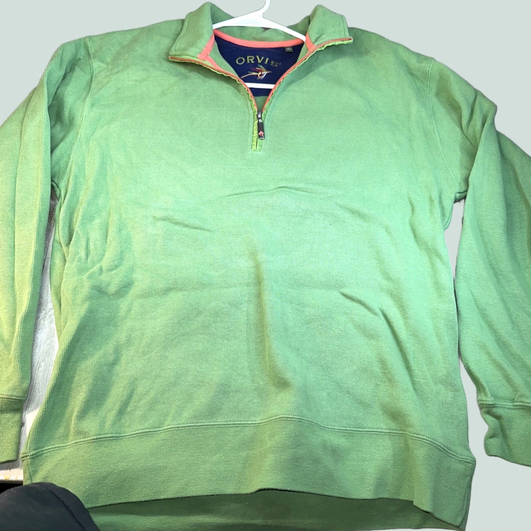 Orvis Orvis Men Sweater Pullover 1/4 Zip Green L Size US L / EU 52-54 / 3 - 1 Thumbnail
