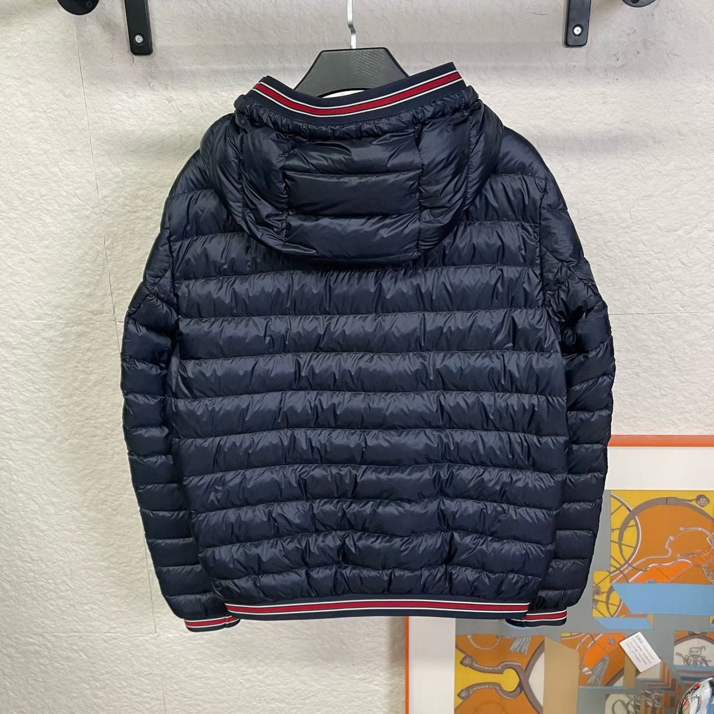 Moncler Moncler Striped Light Down Jacket Size US L / EU 52-54 / 3 - 2 Thumbnail