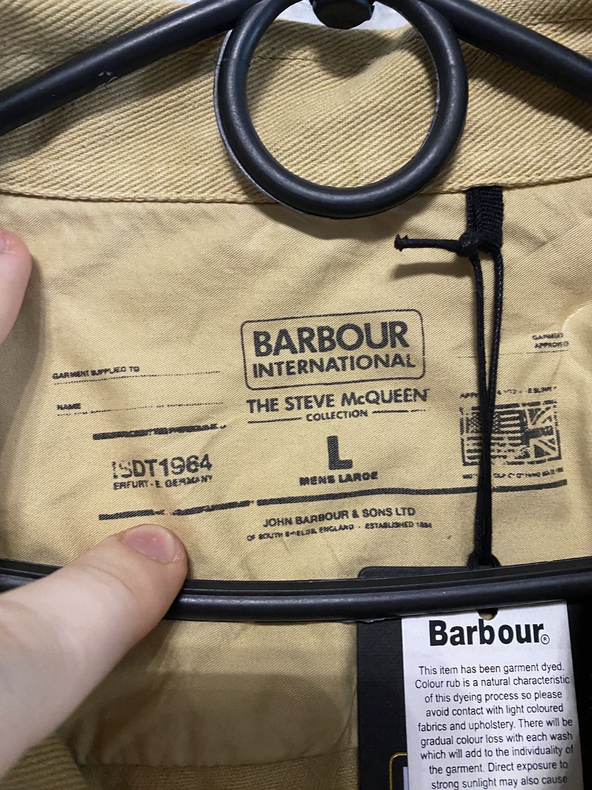 Alexander McQueen × Barbour Overshirt Barbour x Steve McQueen New Size US L / EU 52-54 / 3 - 5 Thumbnail