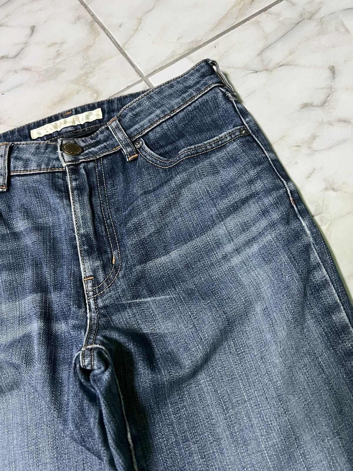 Beauty Beast × If Six Was Nine × Uniqlo 💥Insane 90’s Style Japanese Uniqlo Washed Flare Jean Size US 28 / EU 44 - 8 Thumbnail