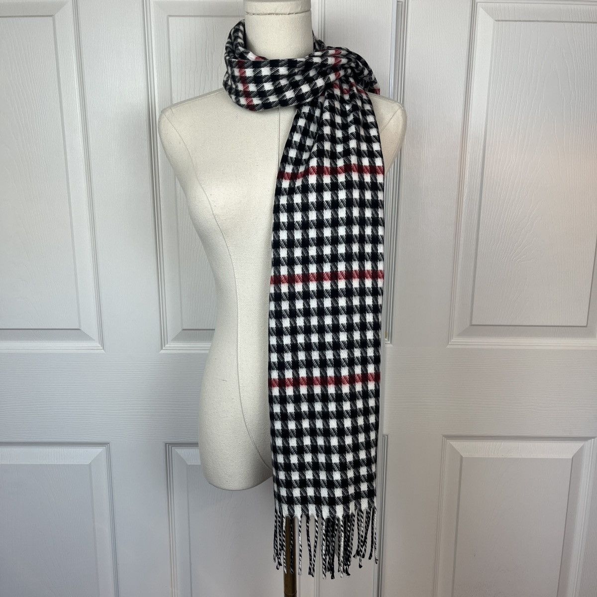 Other Accessori Italiani plaid fringe scarf Size ONE SIZE - 2 Thumbnail