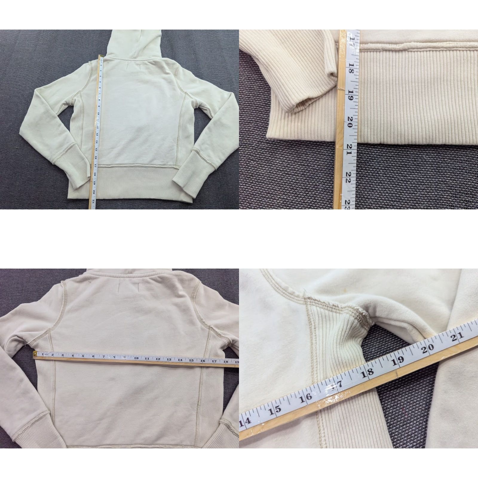 Vintage VINTAGE Polo Jeans Co. Crest Logo Womens Hoodie M White Zip Up | Shirt? Size M / US 6-8 / IT 42-44 - 8 Thumbnail