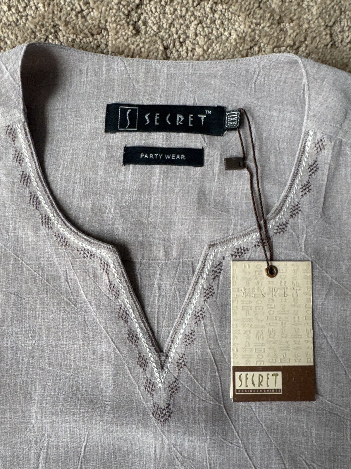 Other Party wear secret designer men shirt. Size US M / EU 48-50 / 2 - 2 Thumbnail