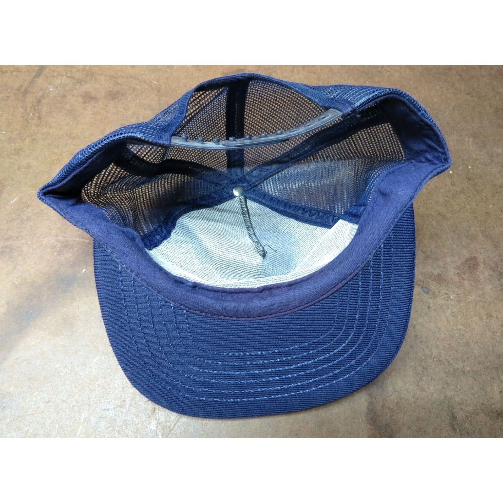 Vintage Vintage Illinois Veterans home at Quincy RESIDENT blue snapback hat trucker cap Size ONE SIZE - 5 Thumbnail