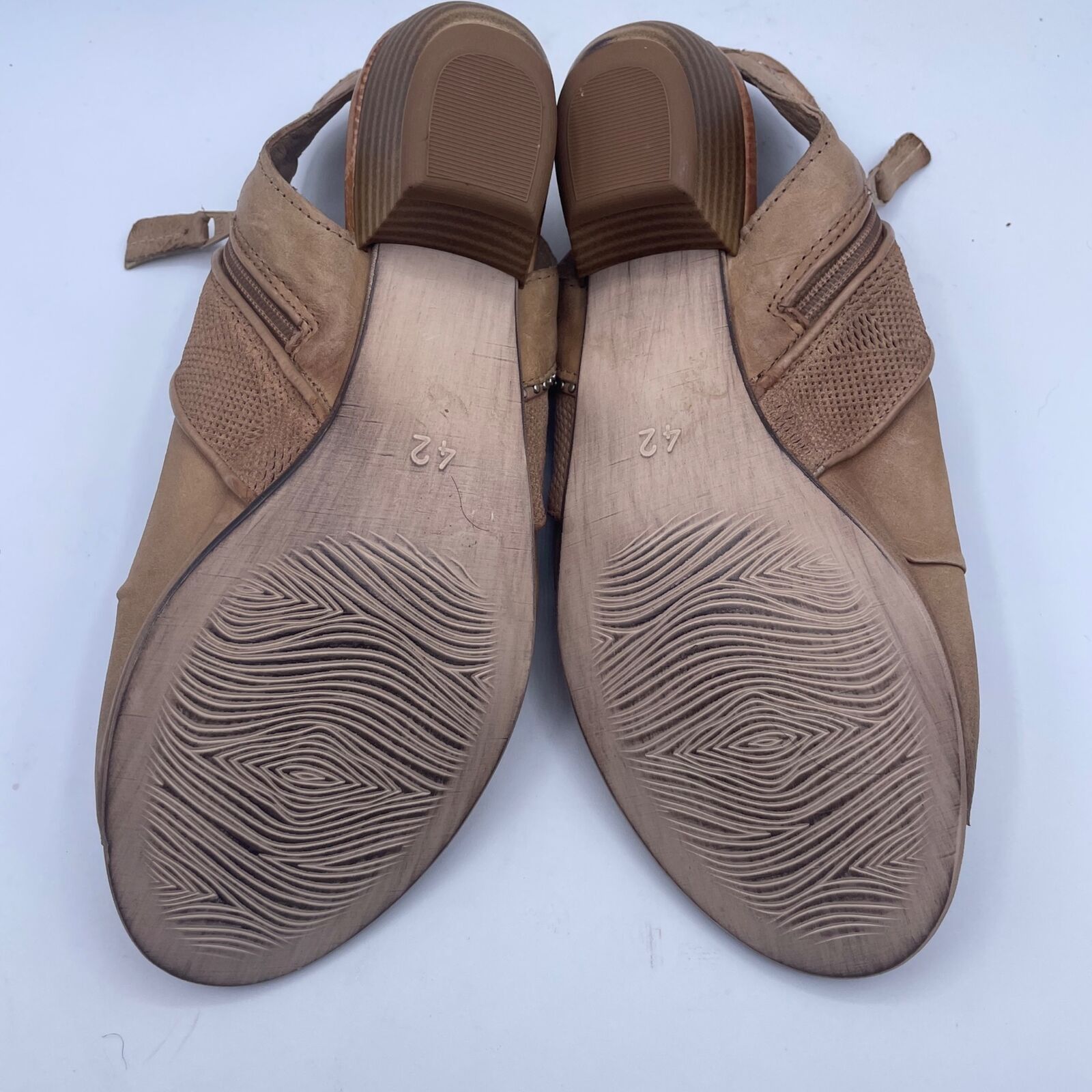 Other Miz Mooz Cailey Spring Heel Sandals Sand Leather Womens 42 Size US 10.5 / IT 40.5 - 9 Thumbnail