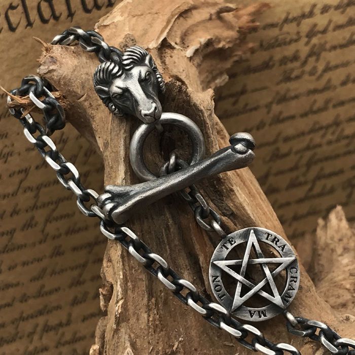 Other Skull Dark STEAL! Y2K Chains Necklace Chain Size ONE SIZE - 2 Thumbnail