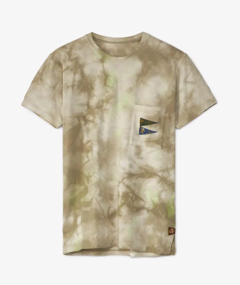 image of Kapital 3 Pennant Tie Dye Tee, Men's (Size XL)