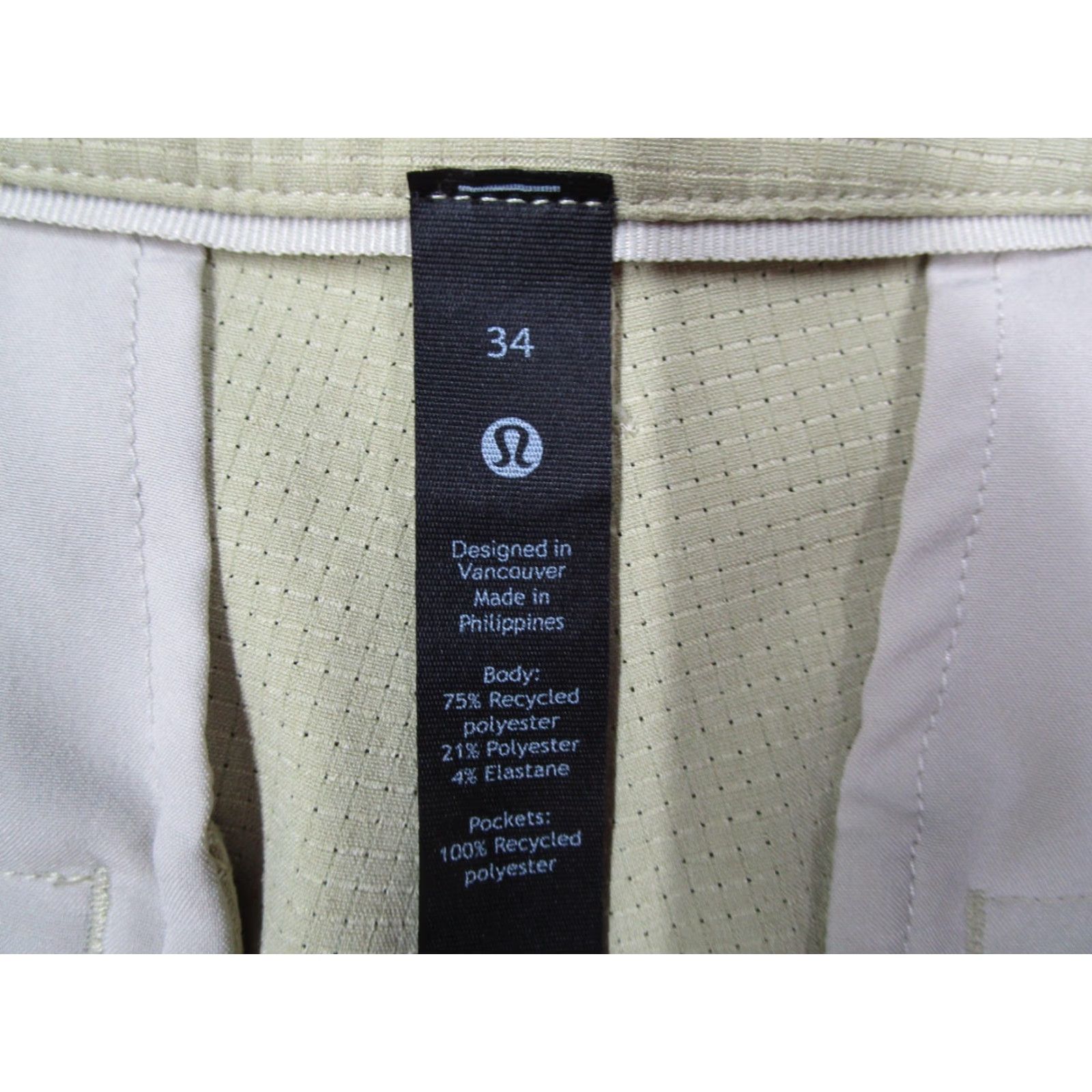Lululemon Lululemon Commission Short Mens 34 Green Chino Stretch Golf Casual 9" Zip Pocket Size US 34 / EU 50 - 2 Thumbnail