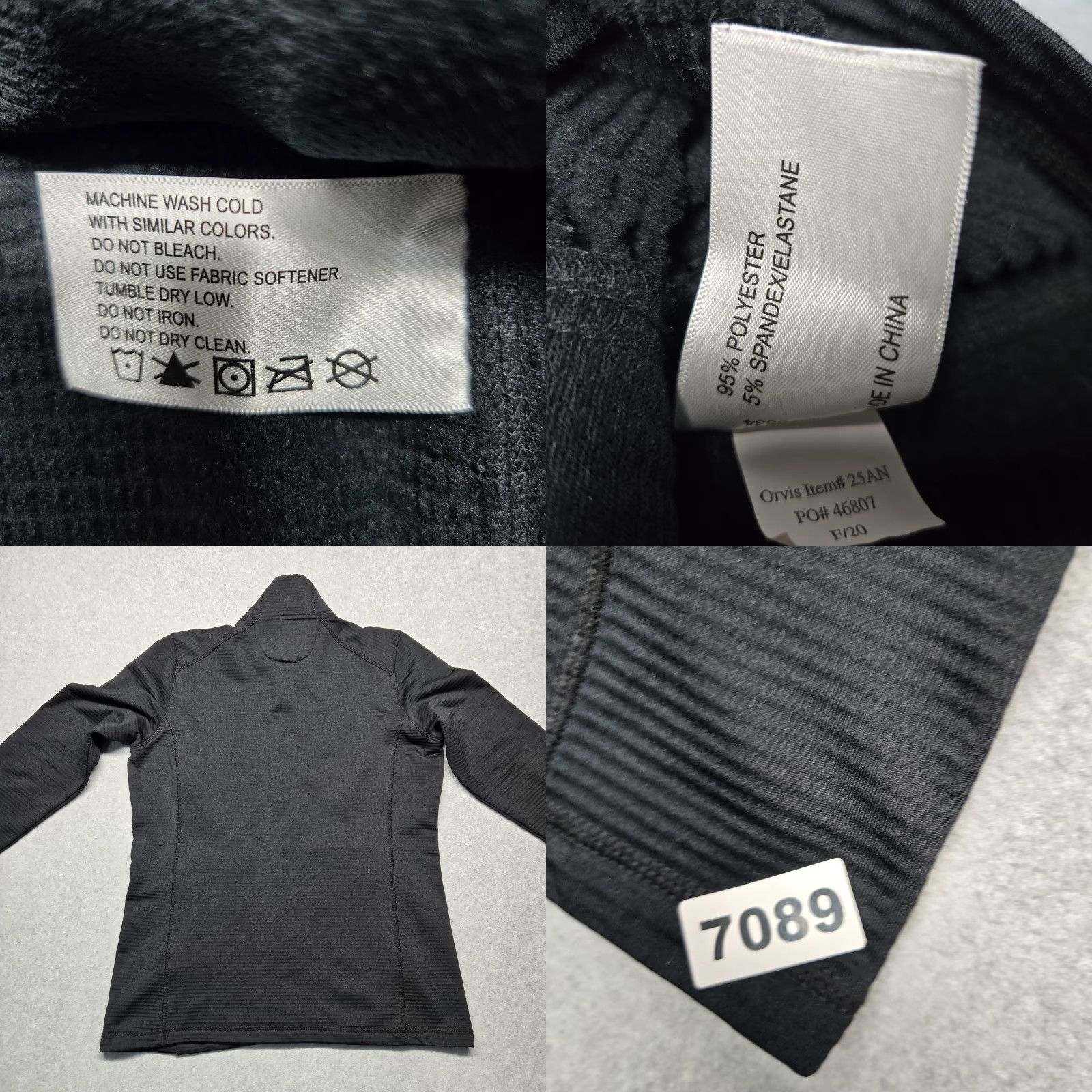 Orvis Orvis Jacket Womens Medium Black Full Zip Grid Fleece Stretch Pockets Outdoor Outdoorwear Hiking Walking Fishing Shirt? Size M / US 6-8 / IT 42-44 - 10 Thumbnail