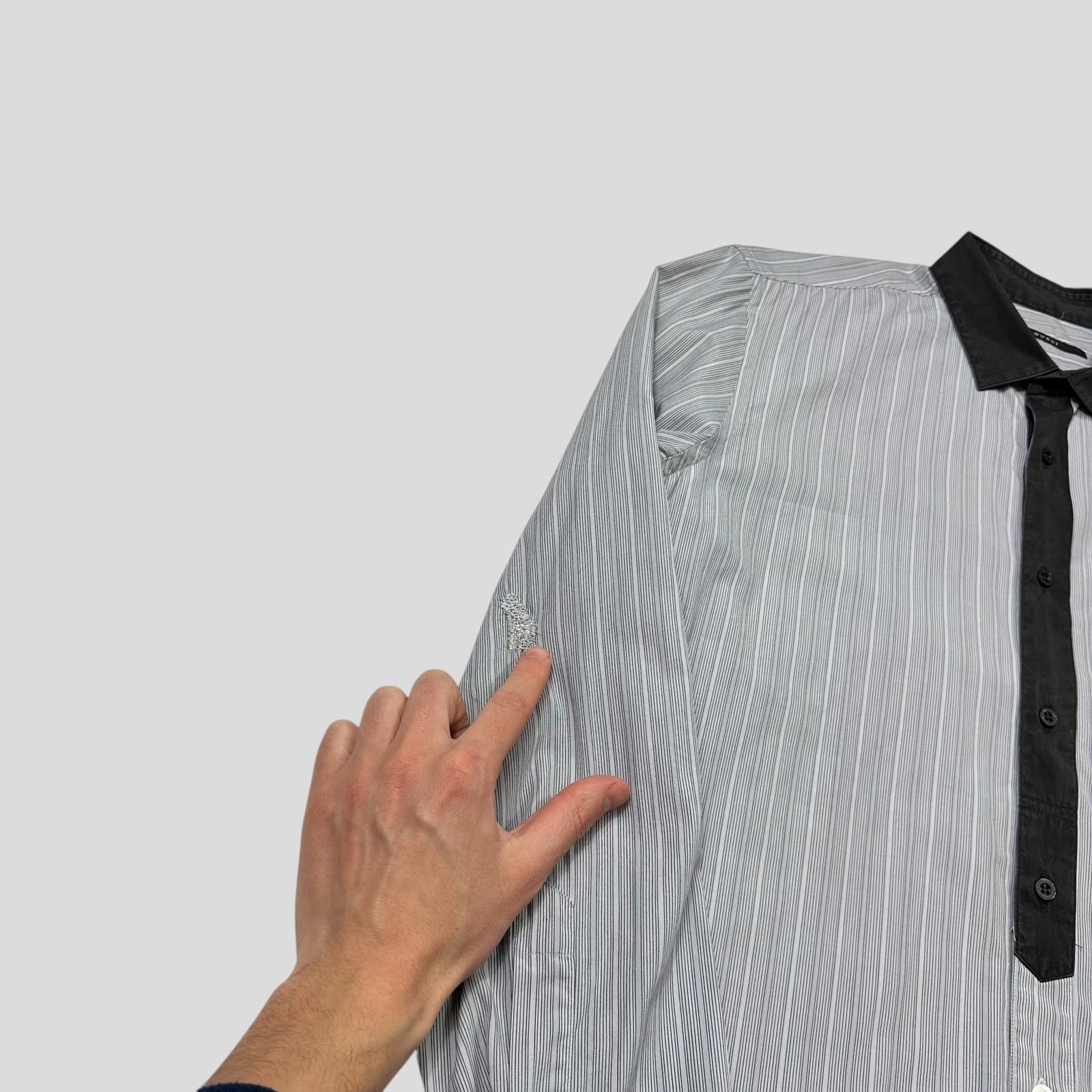 Gucci Gucci Striped Placket Cotton Longsleeve Shirt - M Size US M / EU 48-50 / 2 - 3 Thumbnail