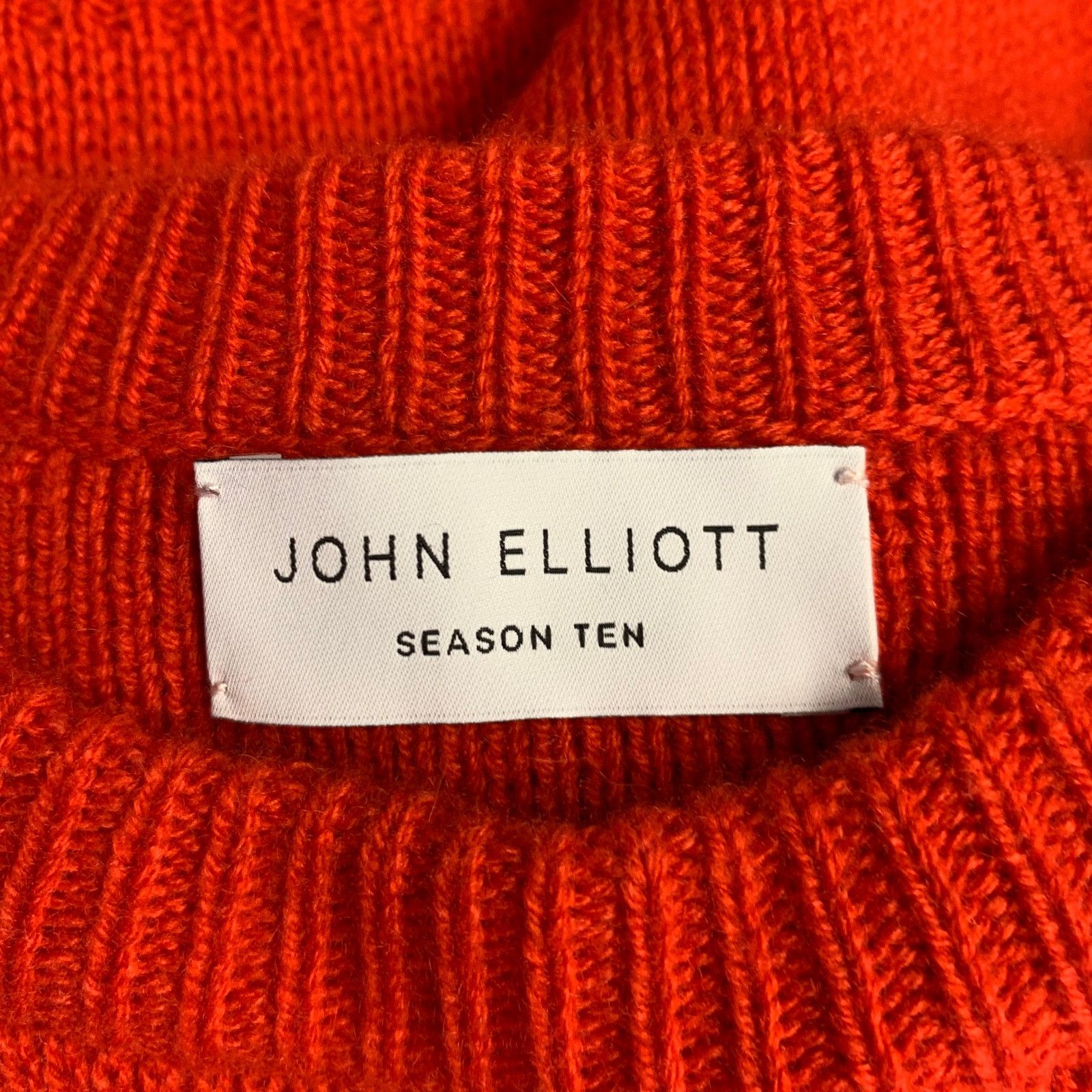 John Elliott JOHN ELLIOTT Size S Red Cashmere Crew Neck Sweater Size US S / EU 44-46 / 1 - 5 Thumbnail