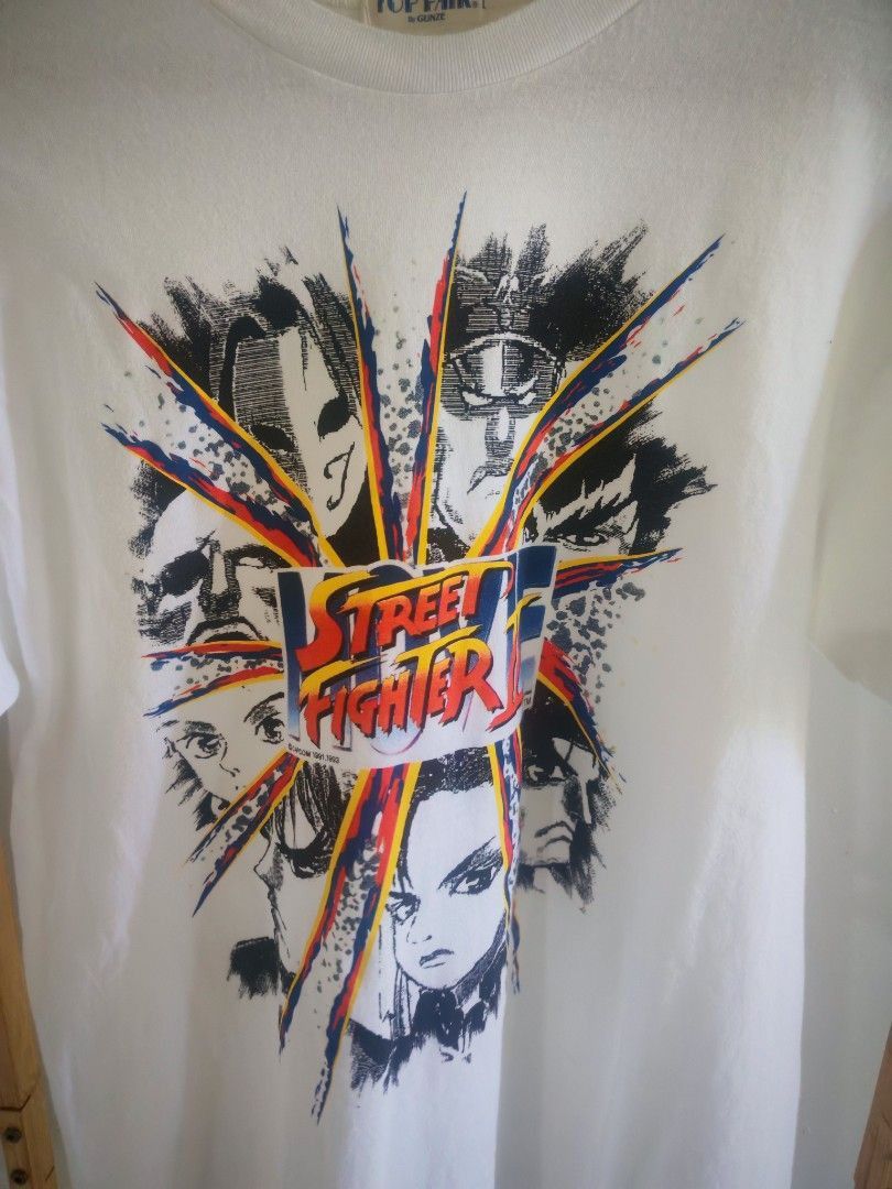 Street Fighter Vintage 90s Street Fighter II Capcom Japan Tee Size US M / EU 48-50 / 2 - 2 Thumbnail