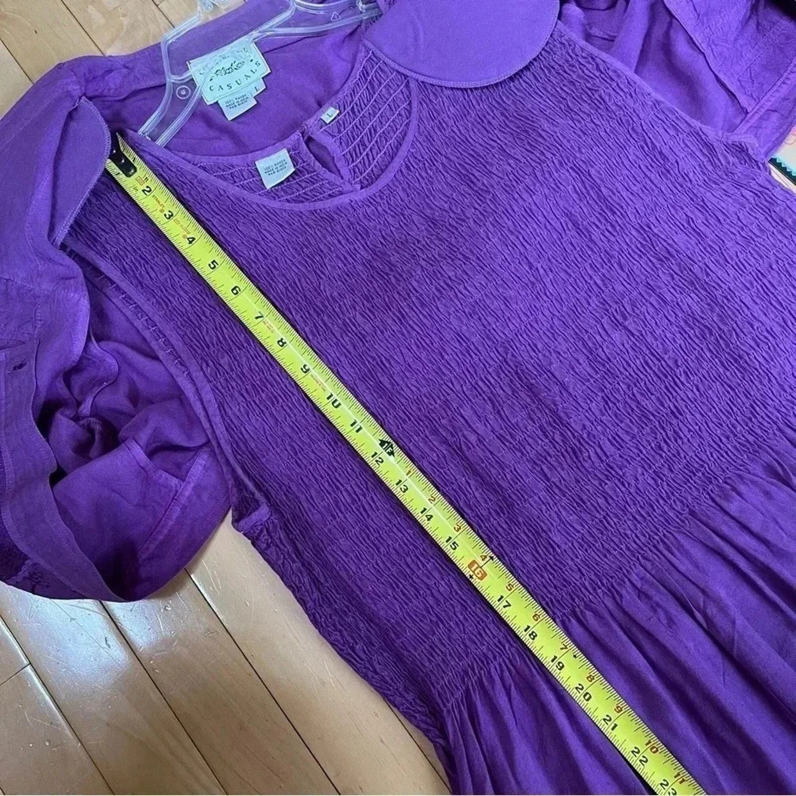 Other Country Wear Casuals NWT Vintage Purple Maxi Dress w/ Shirt Size L / US 10 / IT 46 - 12 Thumbnail