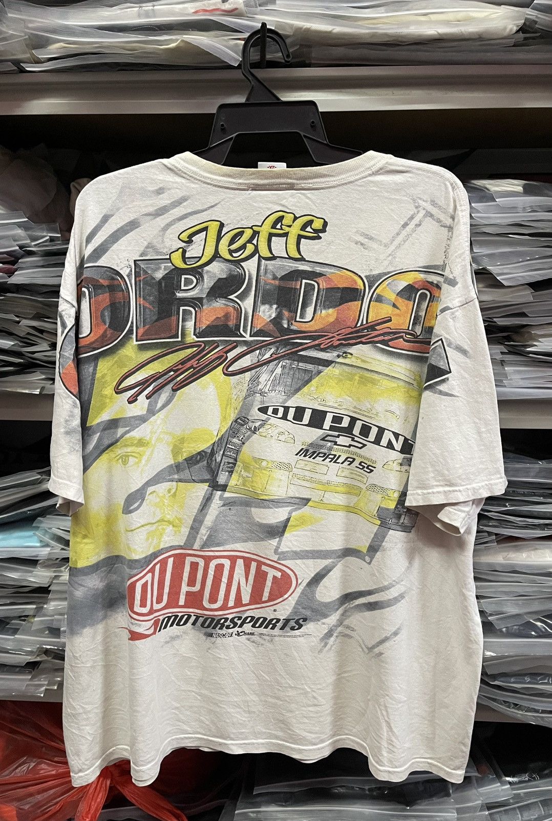 Vintage Vintage Jeff Gordon Over Print Very Rare🔥🔥🔥 Size US XXL / EU 58 / 5 - 8 Thumbnail
