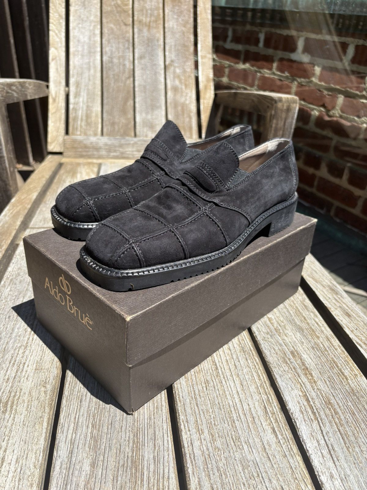 Aldo Brue Aldo Brue Textured Suede loafer Size US 8 / EU 41 - 1 Thumbnail
