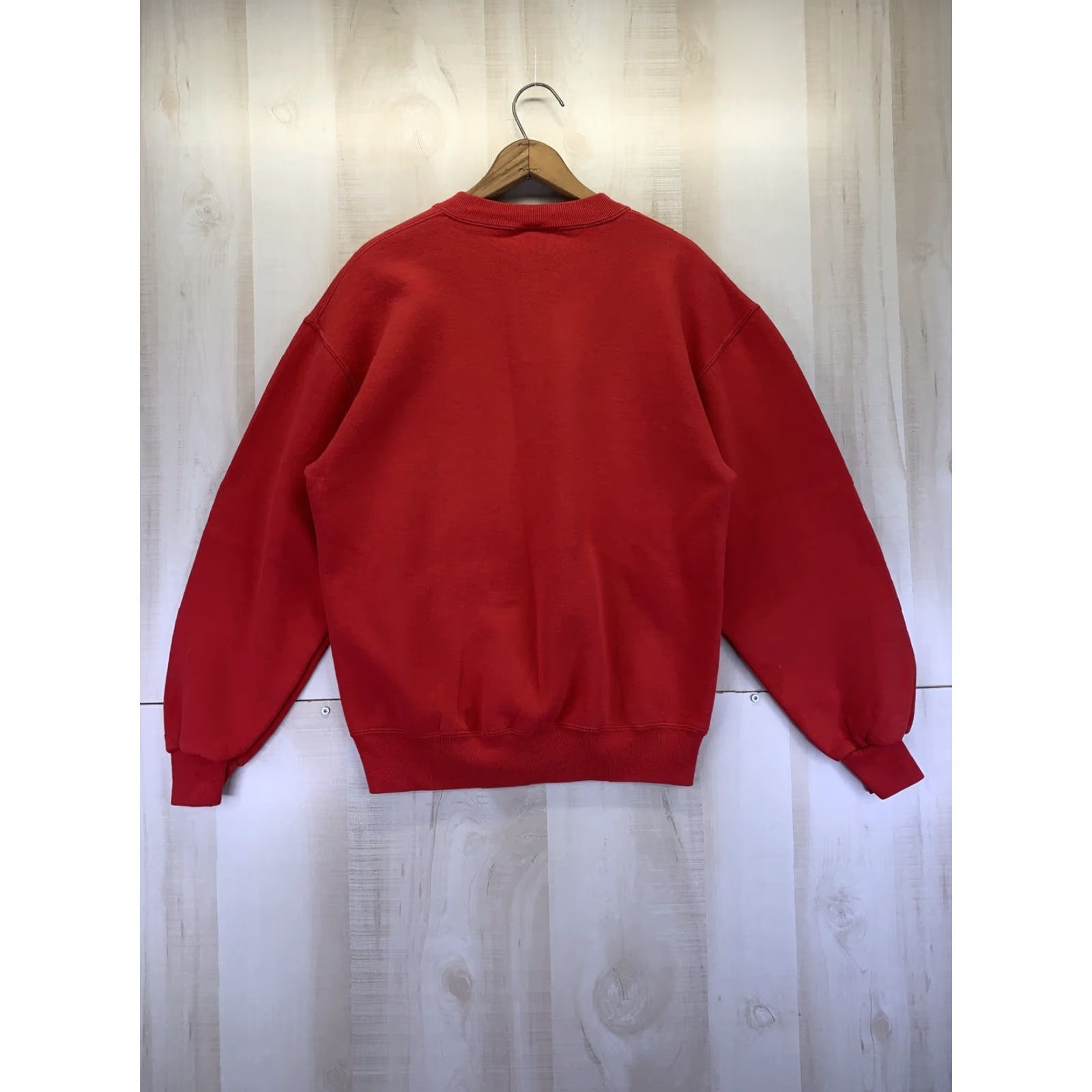 Russell Athletic VINTAGE Russell Athletic Football Sweatshirt Mens Crew Neck Red 1980-90s M Size US M / EU 48-50 / 2 - 6 Thumbnail