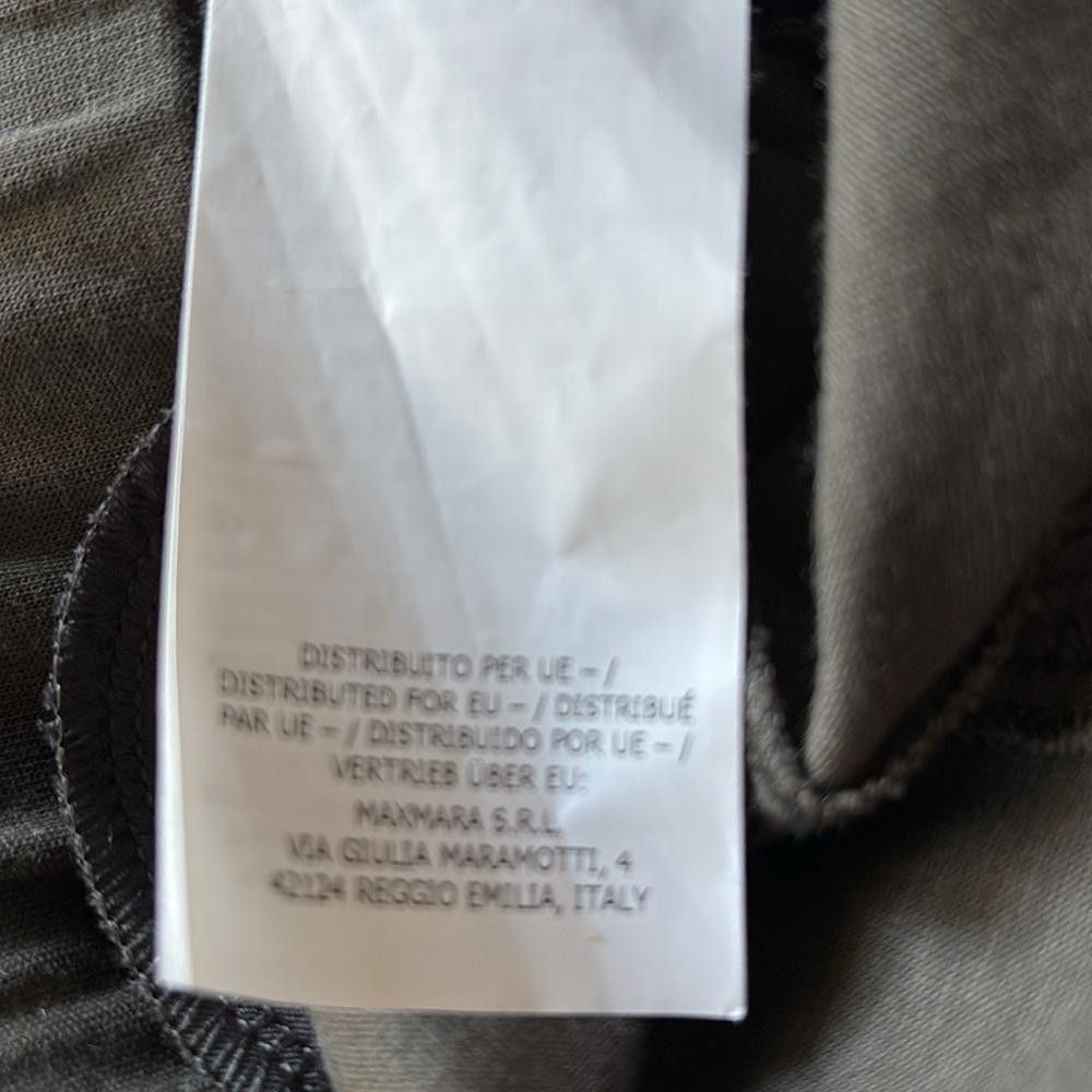 Max Mara Max Mara Leisure Pesca Cotton Jersey Joggers in Khaki Sz M Size 32" / US 10 / IT 46 - 10 Thumbnail