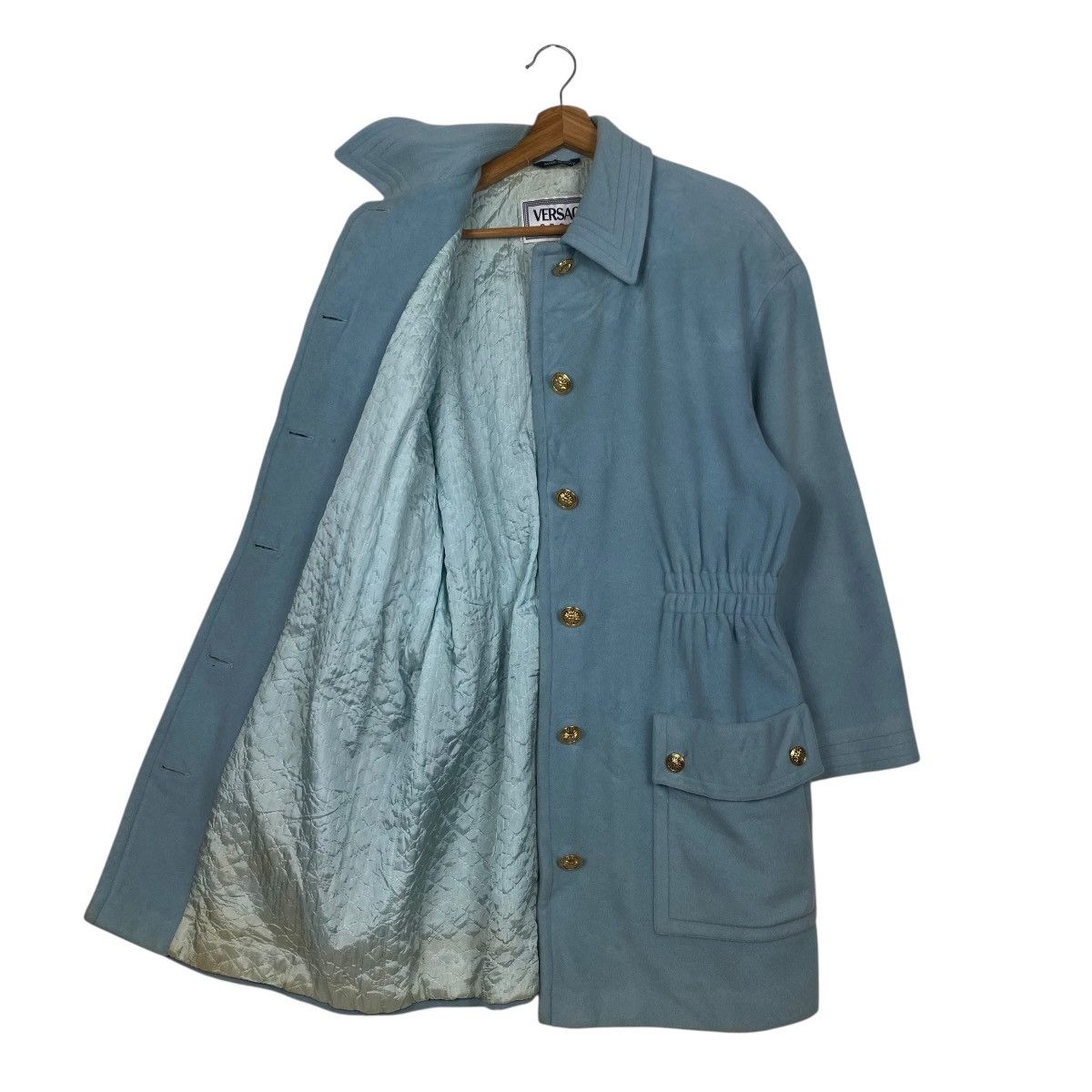 Versace Vintage Versace sport trenchcoat Size L / US 10 / IT 46 - 9 Thumbnail