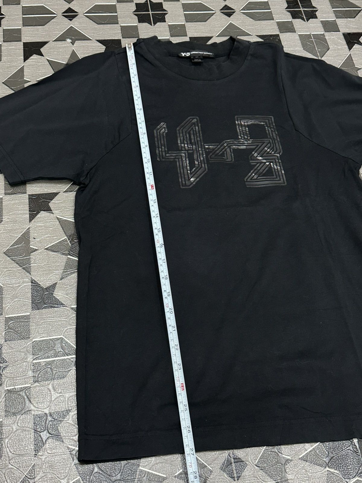 Y-3 FW16 Y-3 Yohji Yamamoto Metallic Logo Tee Size US M / EU 48-50 / 2 - 3 Thumbnail