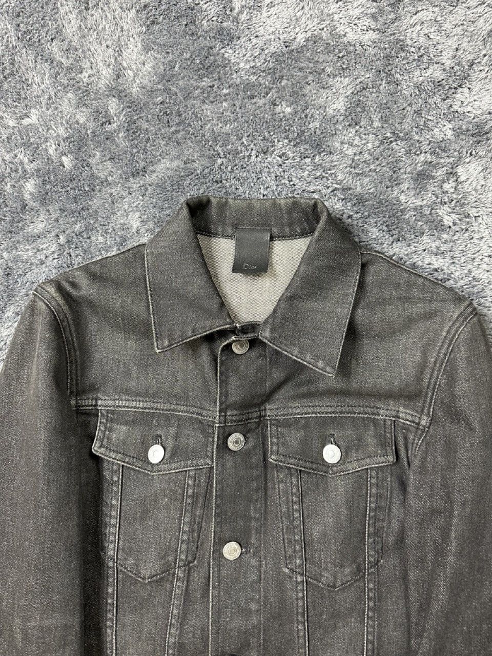 Dior FW17 Black Denim "Hardior" Jacket Size US XS / EU 42 / 0 - 2 Thumbnail