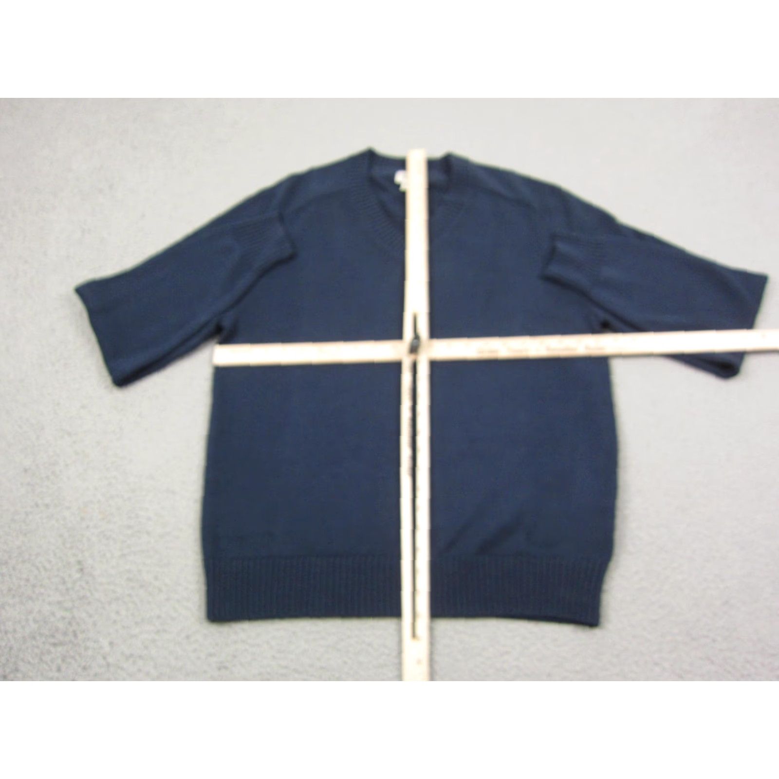 J.Crew J Crew Sweater Mens M Blue V-Neck Pullover Cotton Ribbed Trim 90s Casual Size US M / EU 48-50 / 2 - 7 Thumbnail