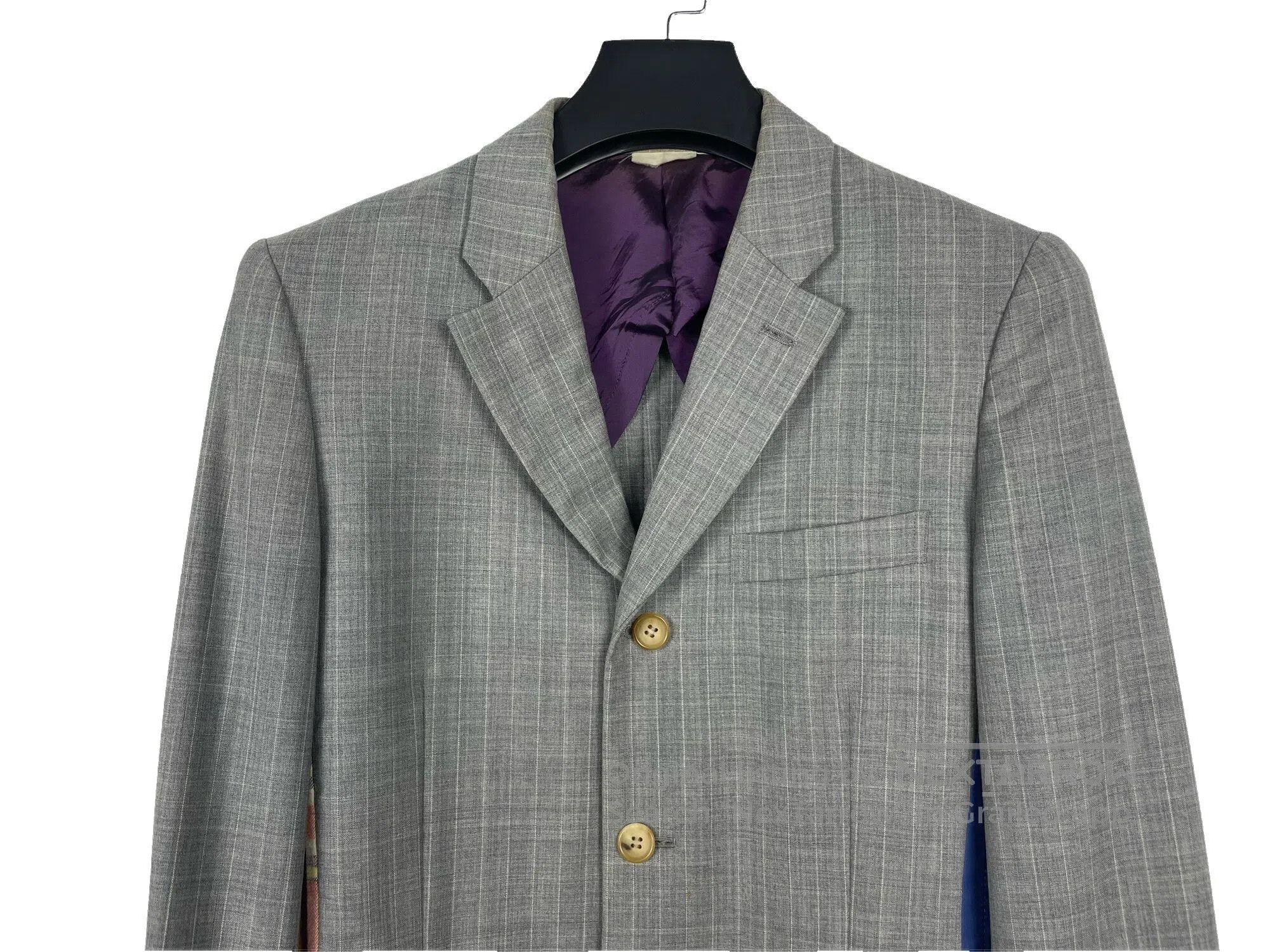 Comme des Garcons Comme Des Garcons Main Line Plaid Striped Patchwork Suit Size US S / EU 44-46 / 1 - 3 Thumbnail