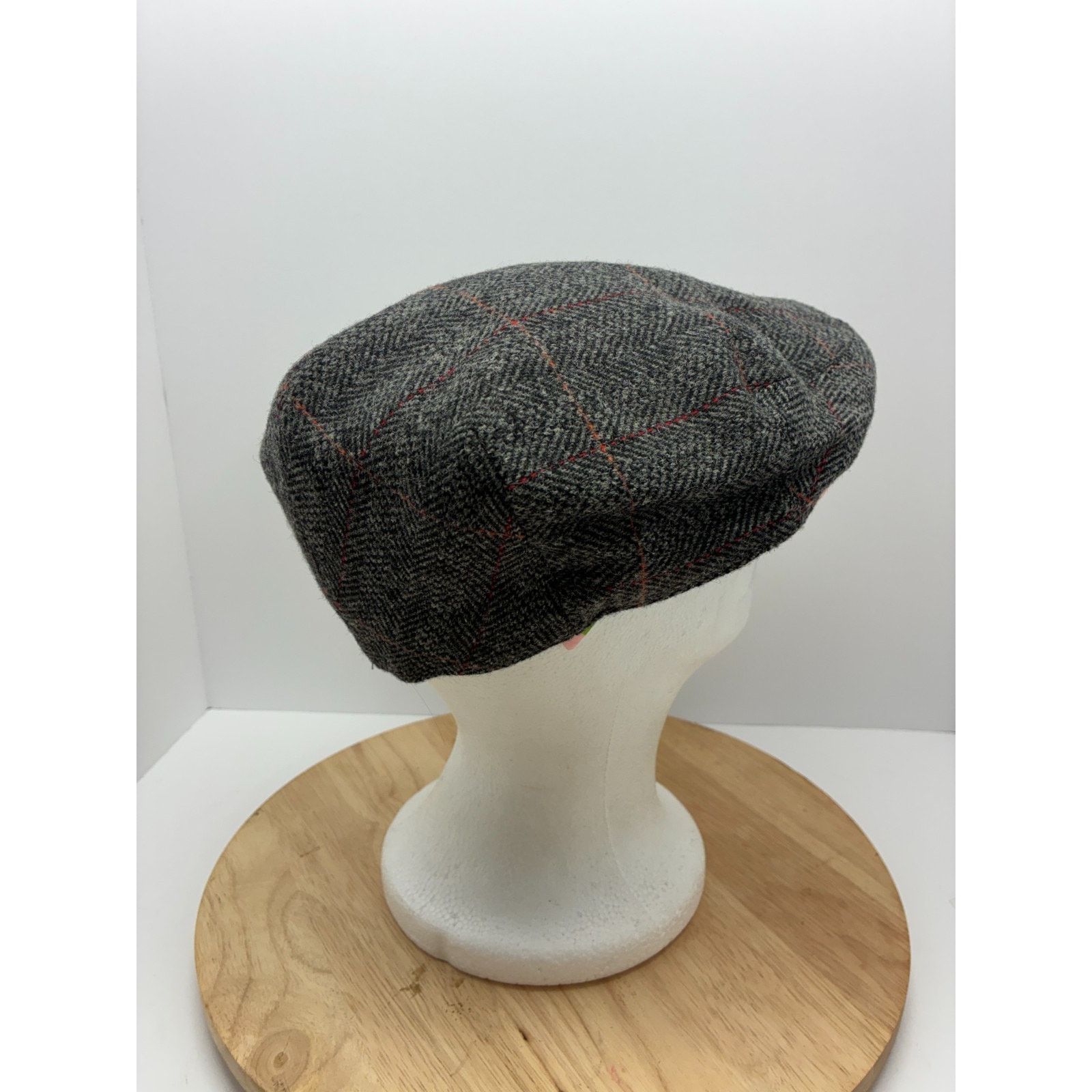 Other VOBOOM Wool Blend Newsboy Cap 59cm Grey Tweed Peaky Blinders Size ONE SIZE - 8 Thumbnail