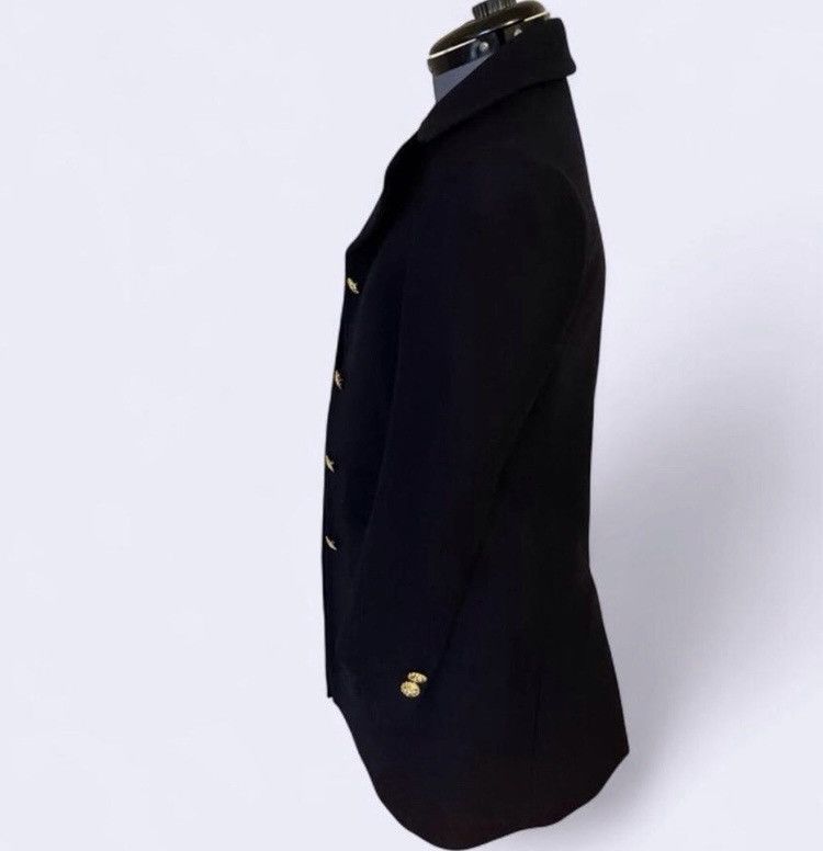 Zara NWT Zara Manteco (Italian Wool) Navy Blue Coat Sz XS Size XS / US 0-2 / IT 36-38 - 6 Thumbnail