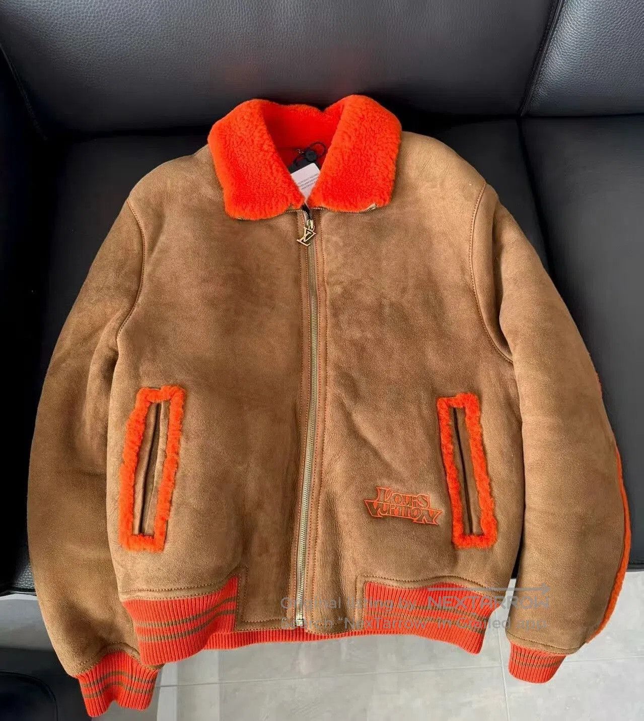 Louis Vuitton Louis Vuitton Orange Brown Shearling Jacket. Size US M / EU 48-50 / 2 - 1 Thumbnail
