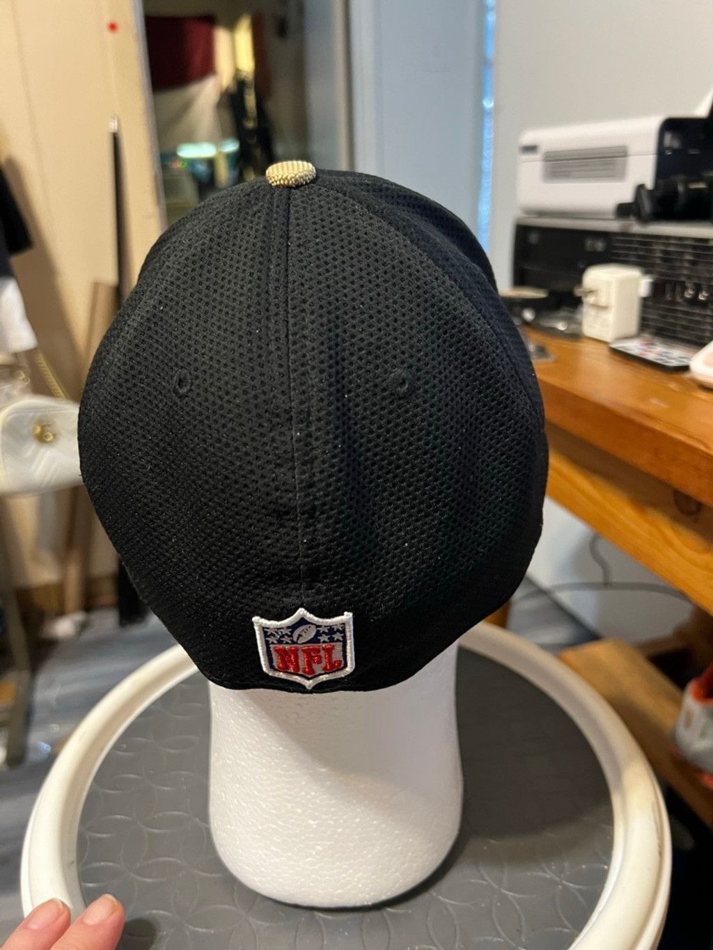 New Era Men's New Era Saints Fitted Hat One Size Black Gold Size 42 - 3 Thumbnail
